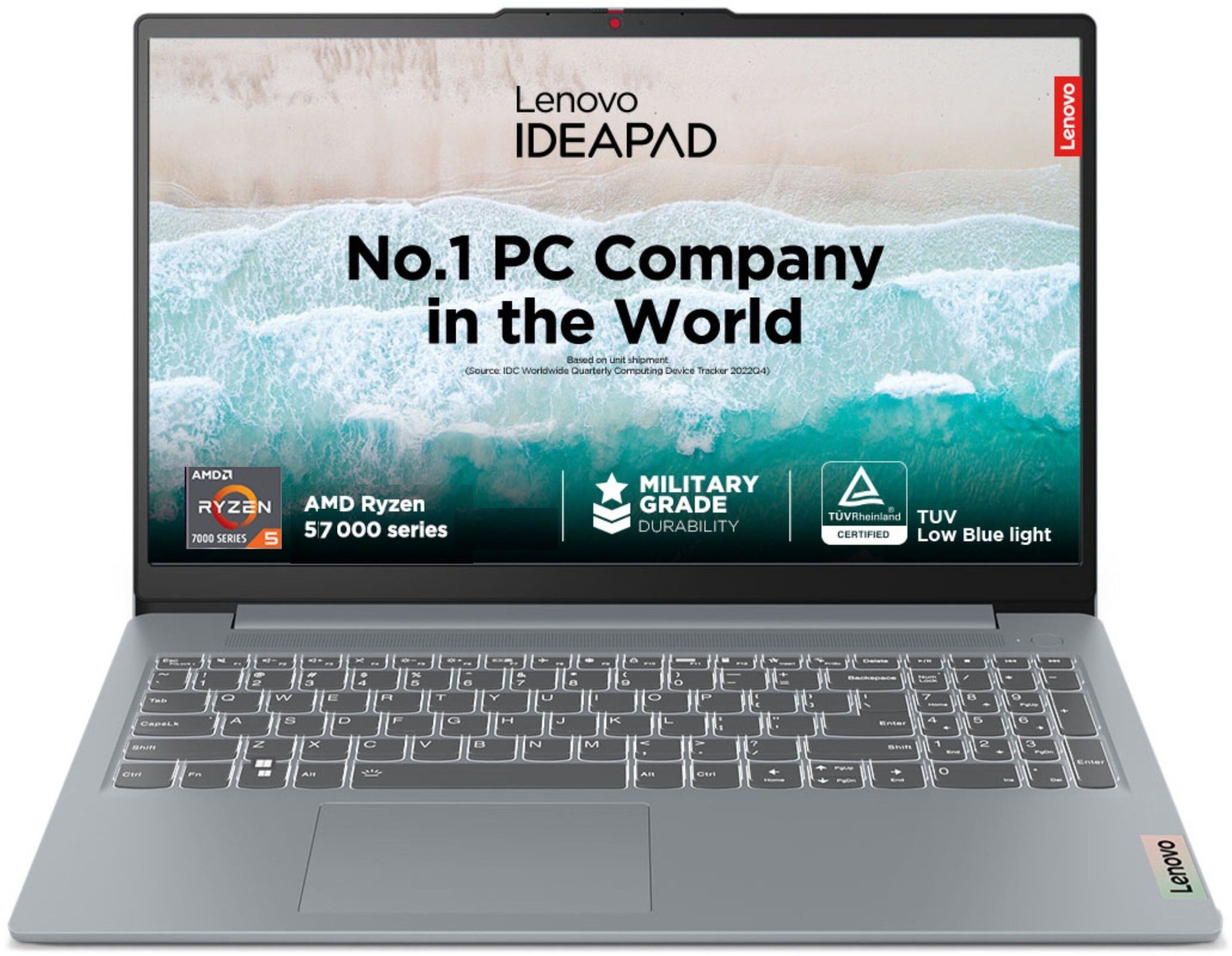 lenovo ideapad slim 3 amd ryzen 5 quad core 7520u - (16 gb/512 gb ssd/windows 11 home) 15amn8 thin and light laptop
