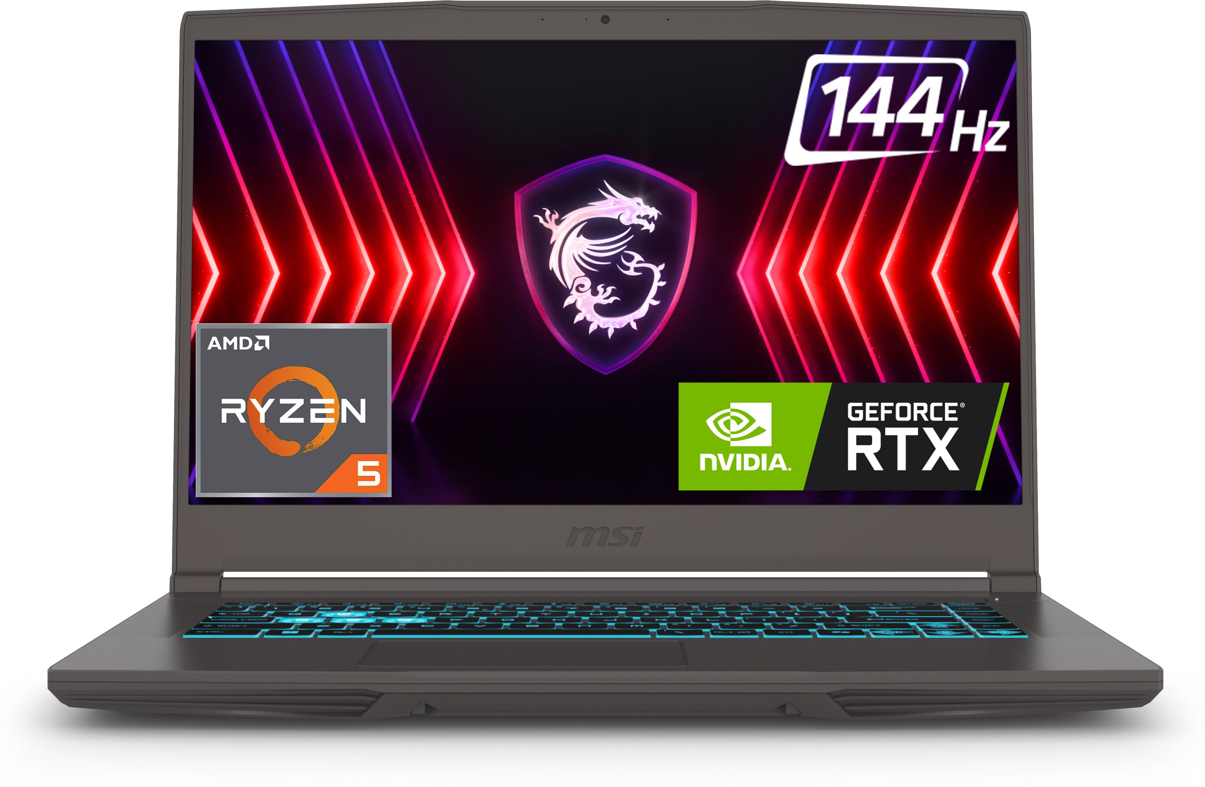 MSI Thin A15 AMD Ryzen 5 Hexa Core 7535HS - (16 GB/512 GB SSD/Windows 11 Home/4 GB Graphics/NVIDIA GeForce RTX 2050/144 Hz) Thin A15 B7UCX-285IN Gaming Laptop
