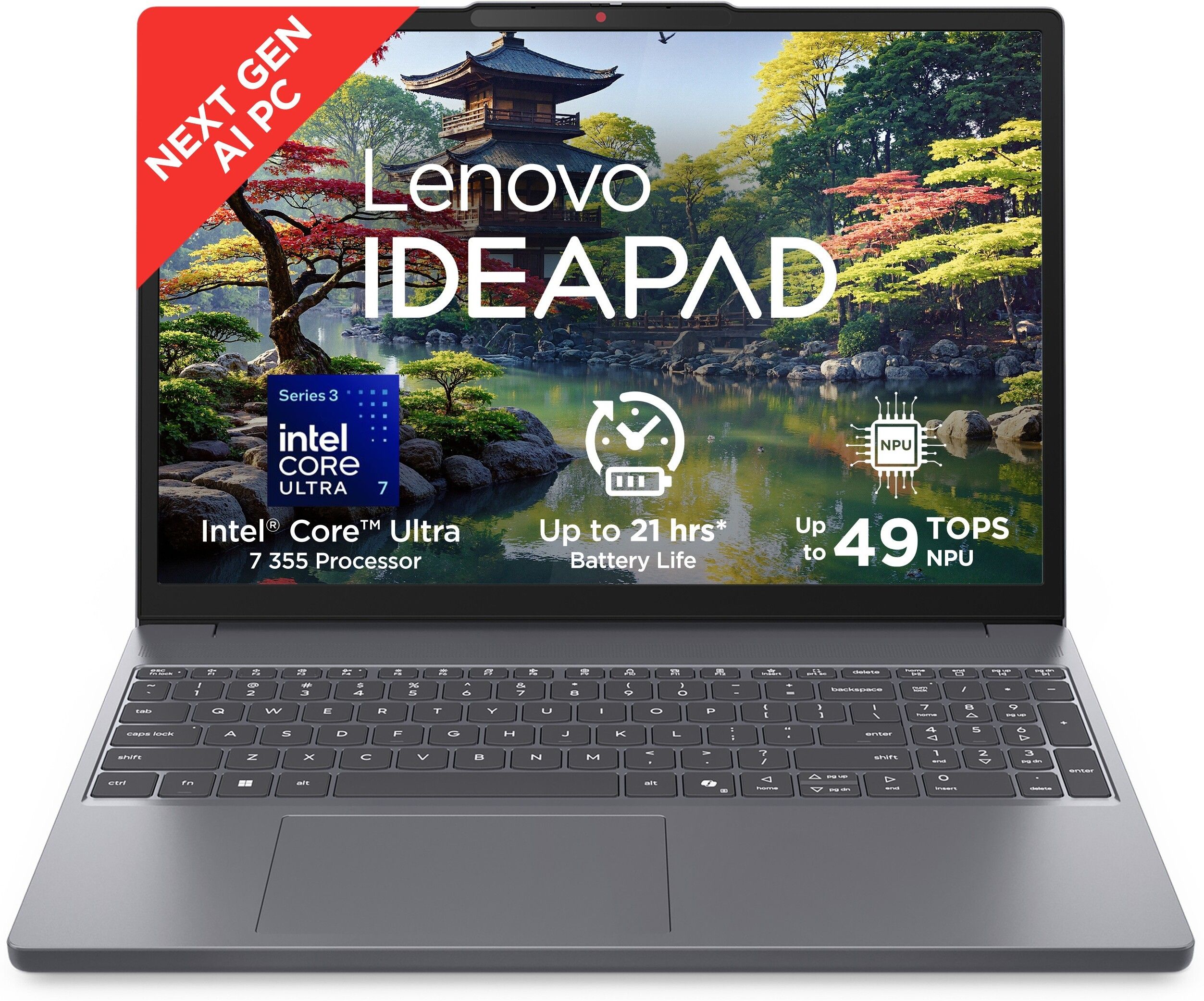 Lenovo IdeaPad Slim 3 (Gen 11) Next-gen AI PC Intel Core Ultra 7 Series 3 355 - (16 GB/512 GB SSD/Windows 11 Home) IdeaPad Slim 3 15IPH11 Thin and Light Laptop-image-10