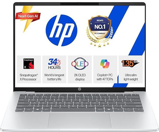 HP Omnibook 5 2K OLED Snapdragon X - (16 GB/1 TB SSD/Windows 11 Home) C08Q7PA#ACJ Thin and Light Laptop-image-31