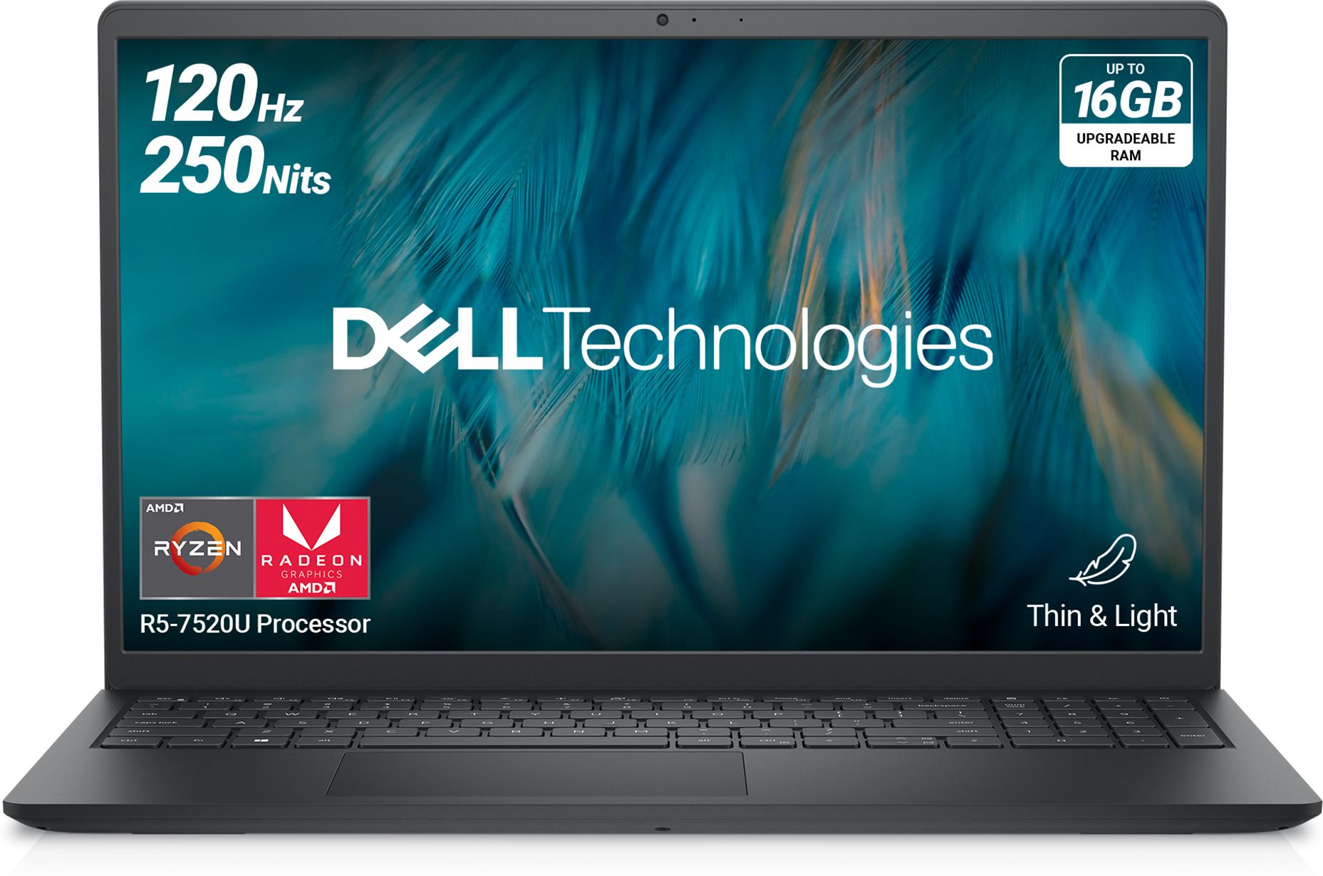 DELL 15 AMD Ryzen 5 Quad Core 7520U - (8 GB/512 GB SSD/Windows 11 Home) 3535 Thin and Light Laptop-image-44
