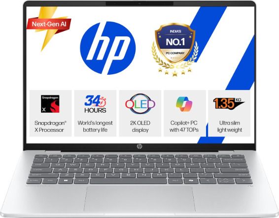 HP OmniBook 5 OLED {2026} Snapdragon X - (16 GB/512 GB SSD/Windows 11 Home) 14-he0014qu Thin and Light Laptop-image-30