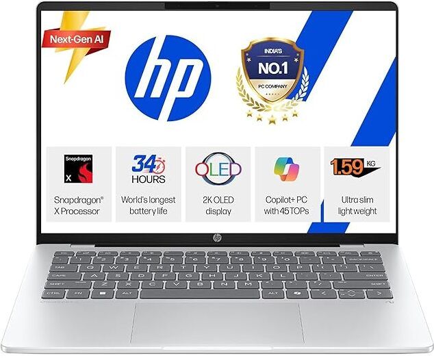 HP OmniBook 5 OLED Next-Gen AI Laptop Snapdragon X - (16 GB/1 TB SSD/Windows 11 Home) 16-fb0001QU Thin and Light Laptop-image-35