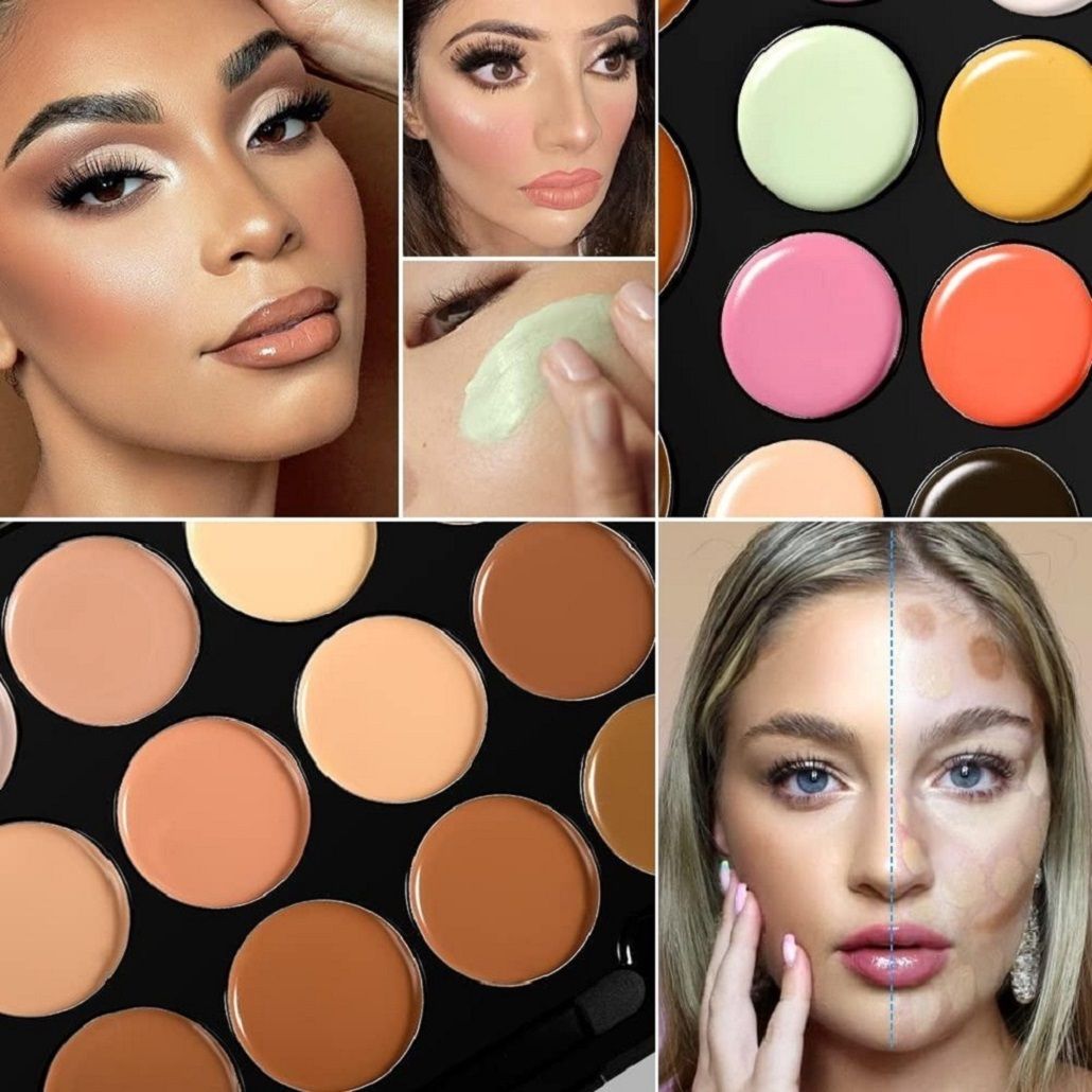 gabbu Concealer Palette, 15 Shade Multicolor Concealer-picture-15