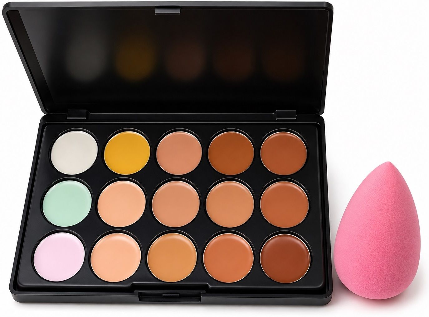 gabbu Concealer Palette, 15 Shade Multicolor Concealer,, Concealer-picture-20
