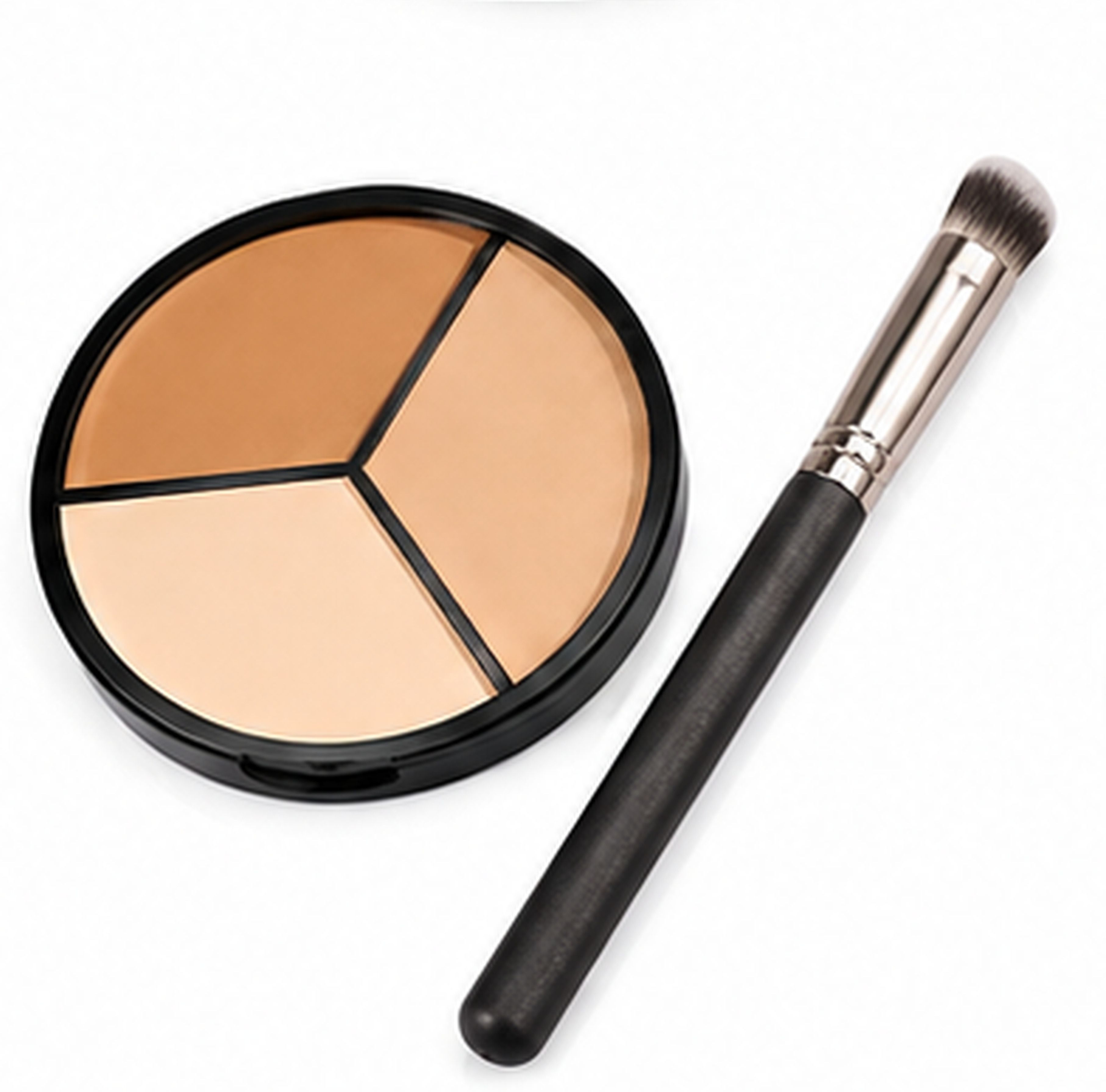 Concealer Contour Palette Brush,3 In 1 Color Correcting Highlight Concealer.H5 Concealer-image-17