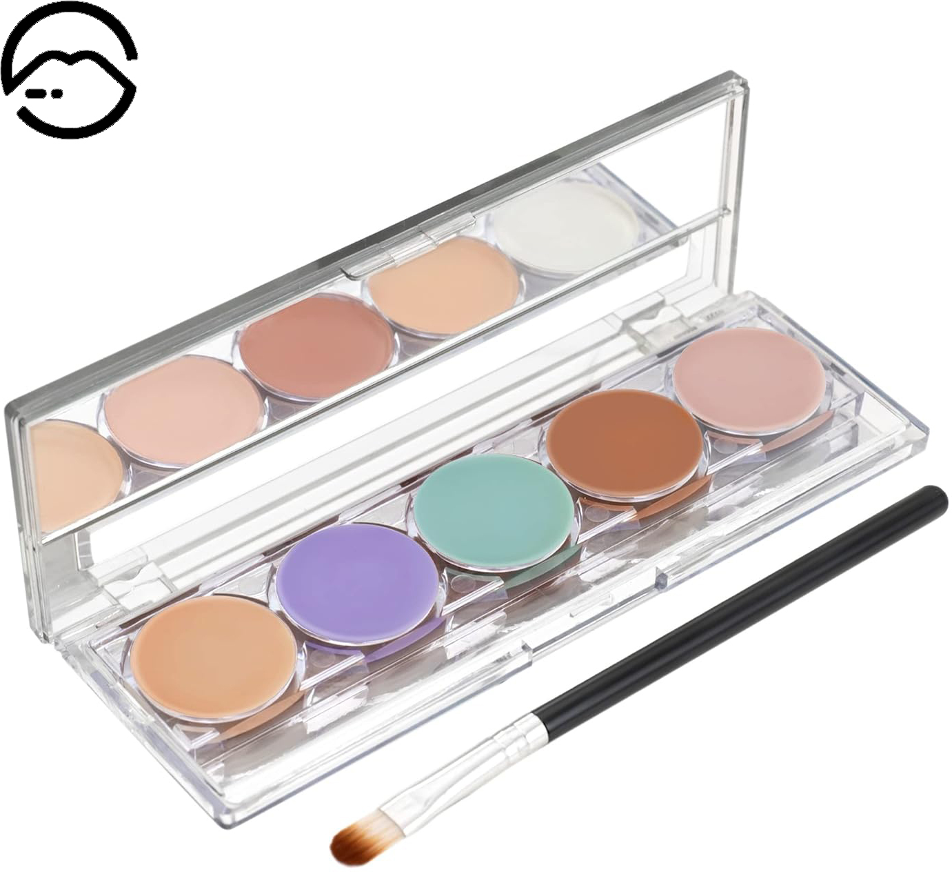 MARS 5 Colour Contour and Concealer Kit with Brush, Easy to Blend, Shade-3