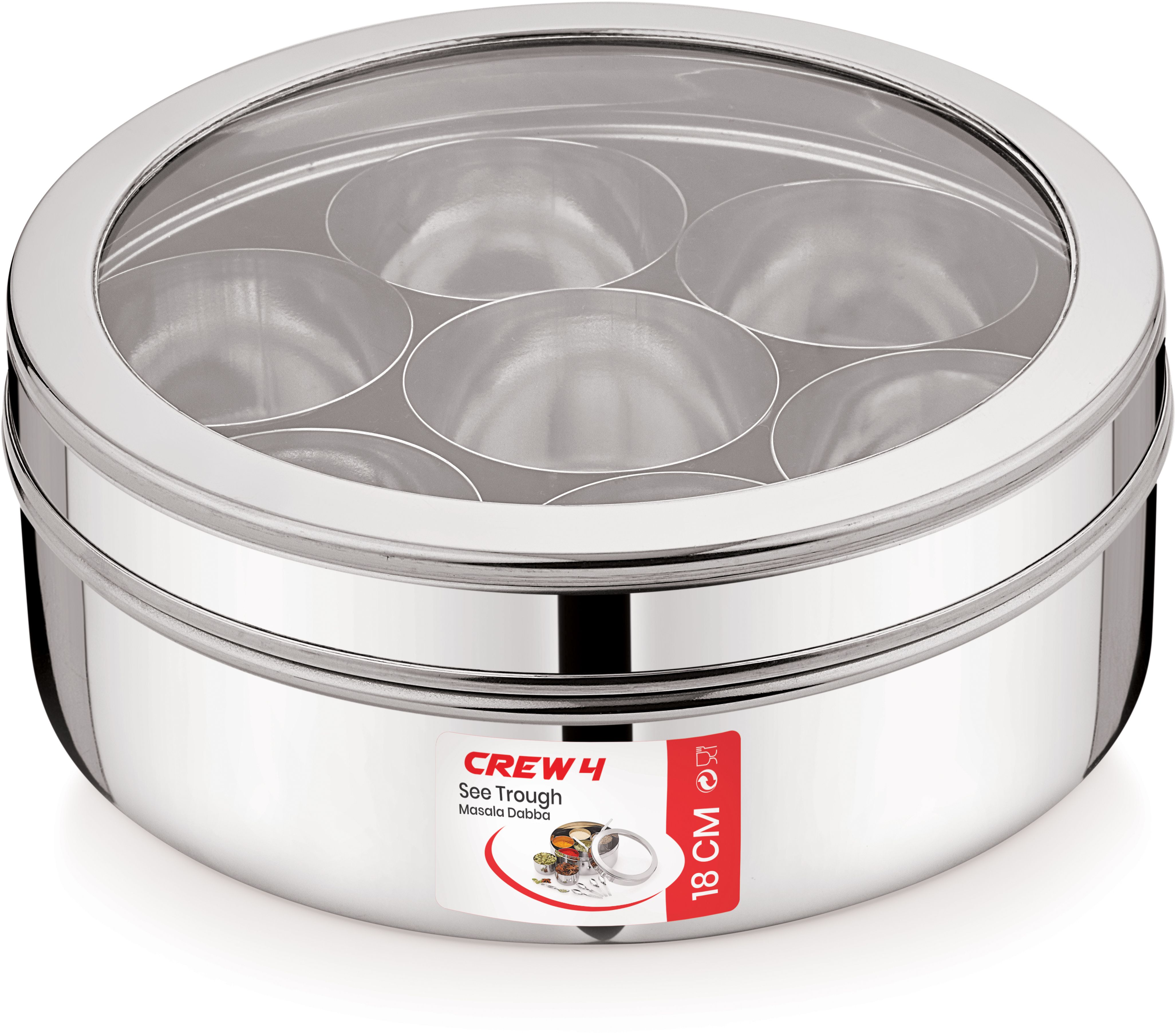 Spice Set Stainless Steel, Glass