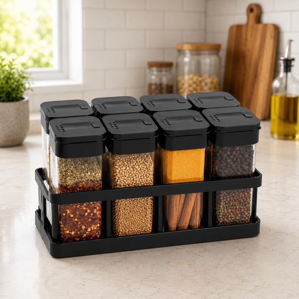 yogisevastore Seasoning Shaker Set Plastic-picture-5
