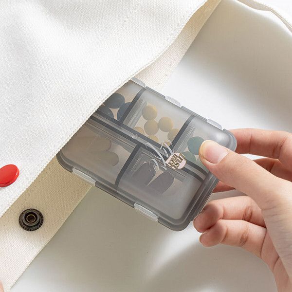 black mirror 10 Double Layer Moisture Proof Pill Organizer for medicine storage Pill Box-picture-19