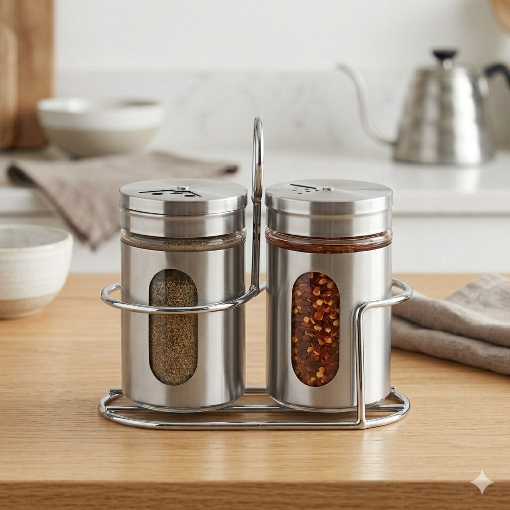 aaroofashion Salt & Pepper Set Stainless Steel-picture-21