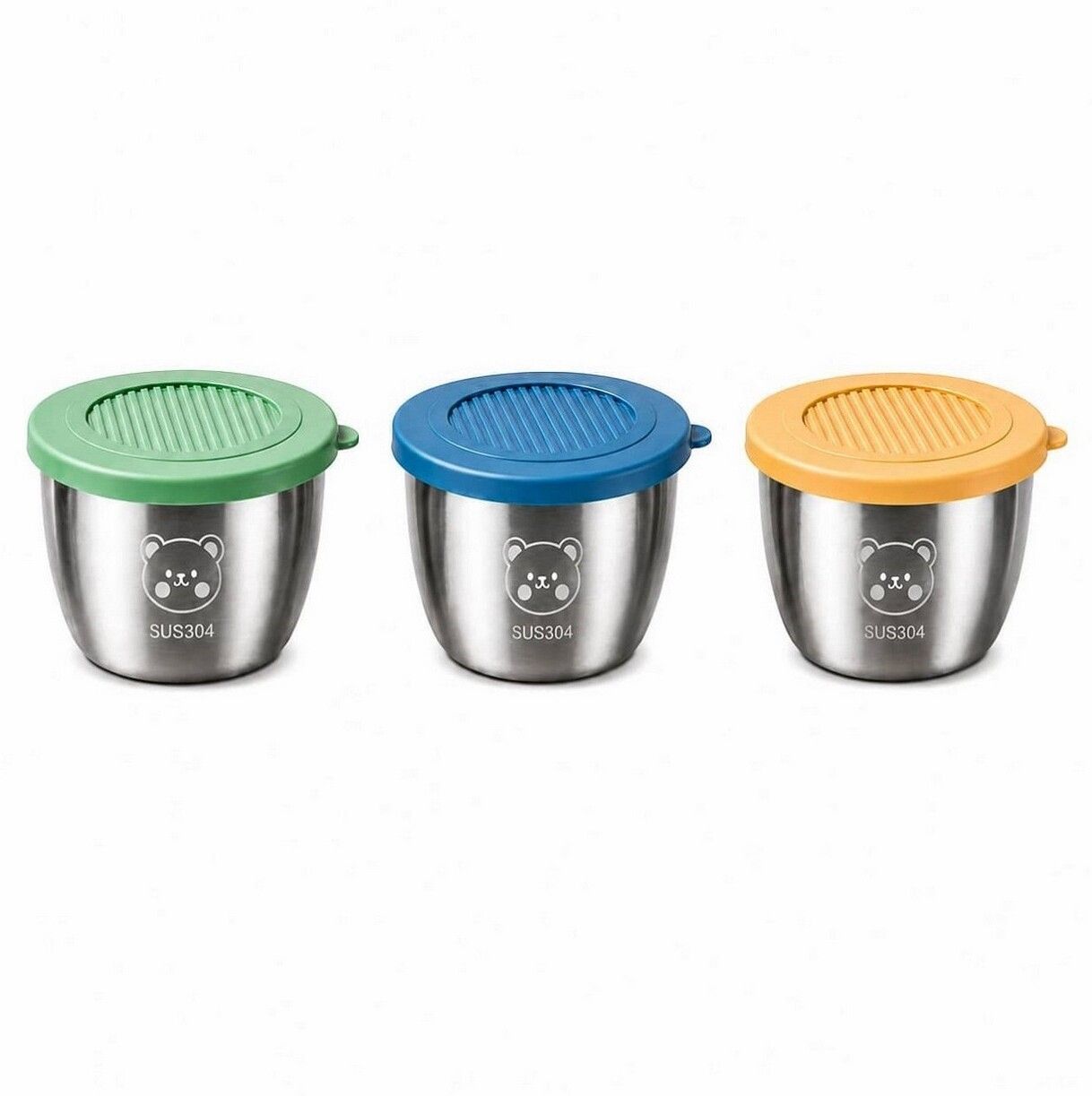 Sauce Set Stainless Steel, Plastic, Silicone-image-44