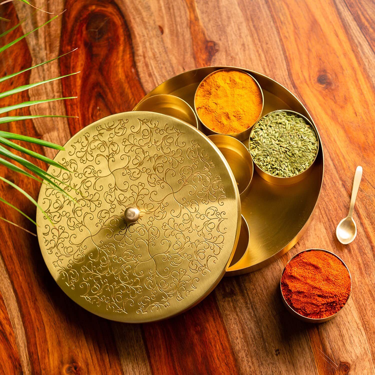 rajneesh handicraft Spice Set Brass, Bronze-picture-9