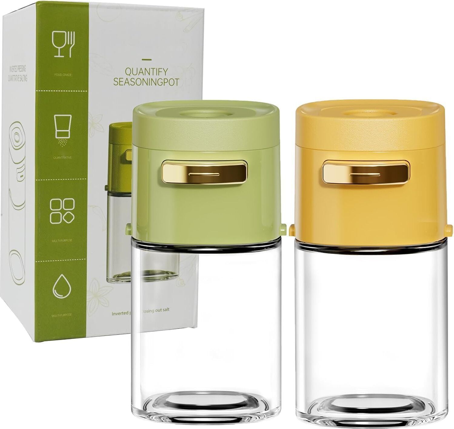 Seasoning Shaker Set Glass, Plastic-image-18