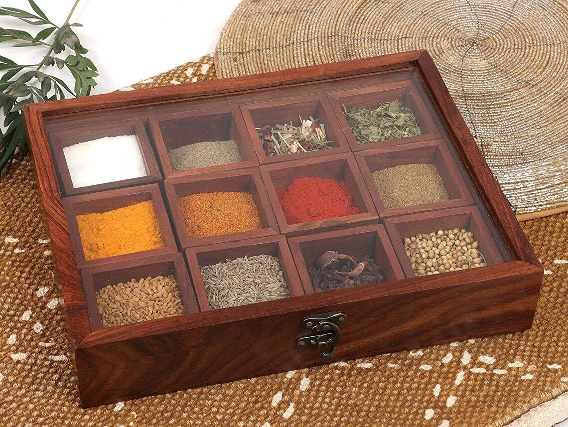 iqra handicrafts Spice Set Wooden-picture-26