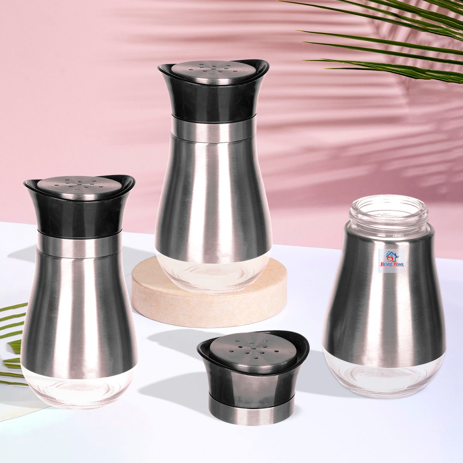 Salt & Pepper Set Stainless Steel-image-13