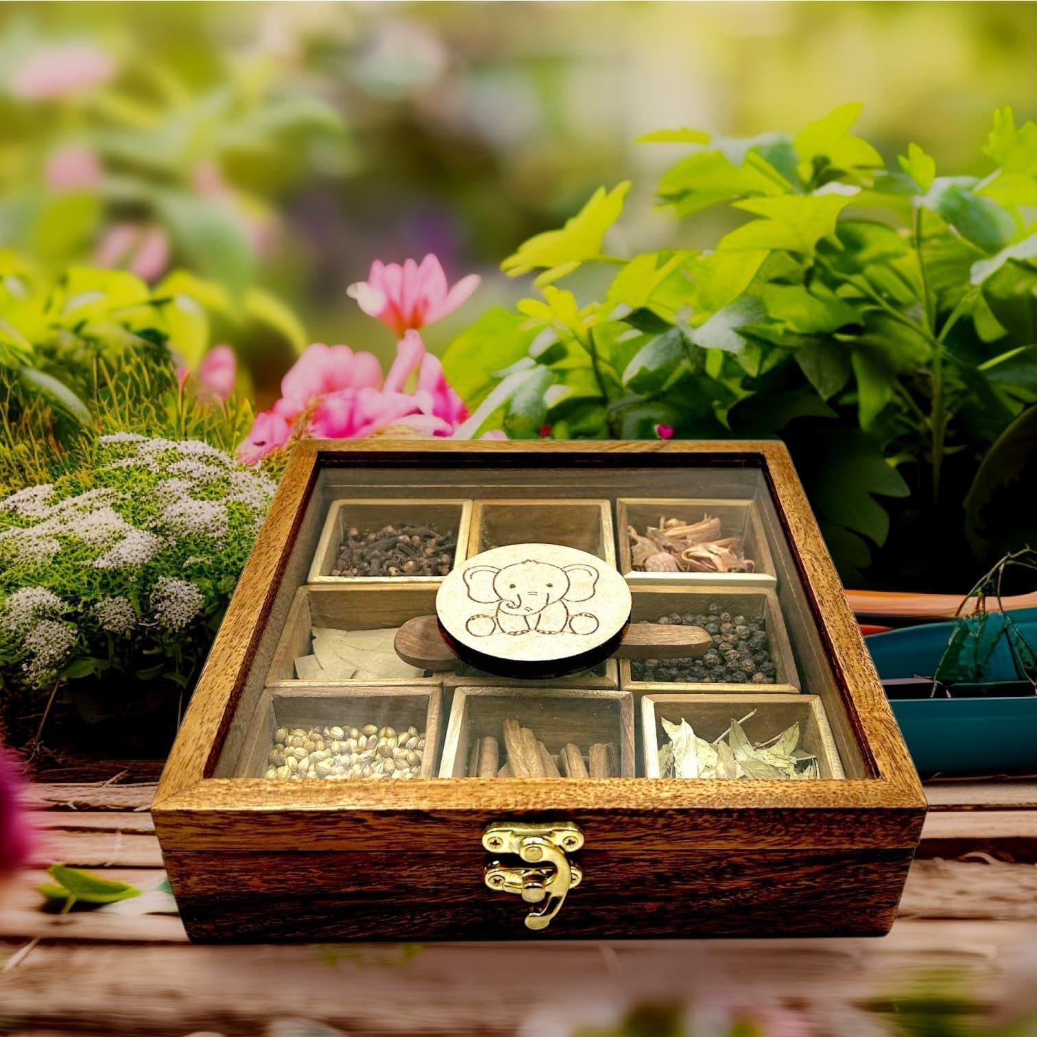 angira handicraft Spice Set Wooden-picture-14
