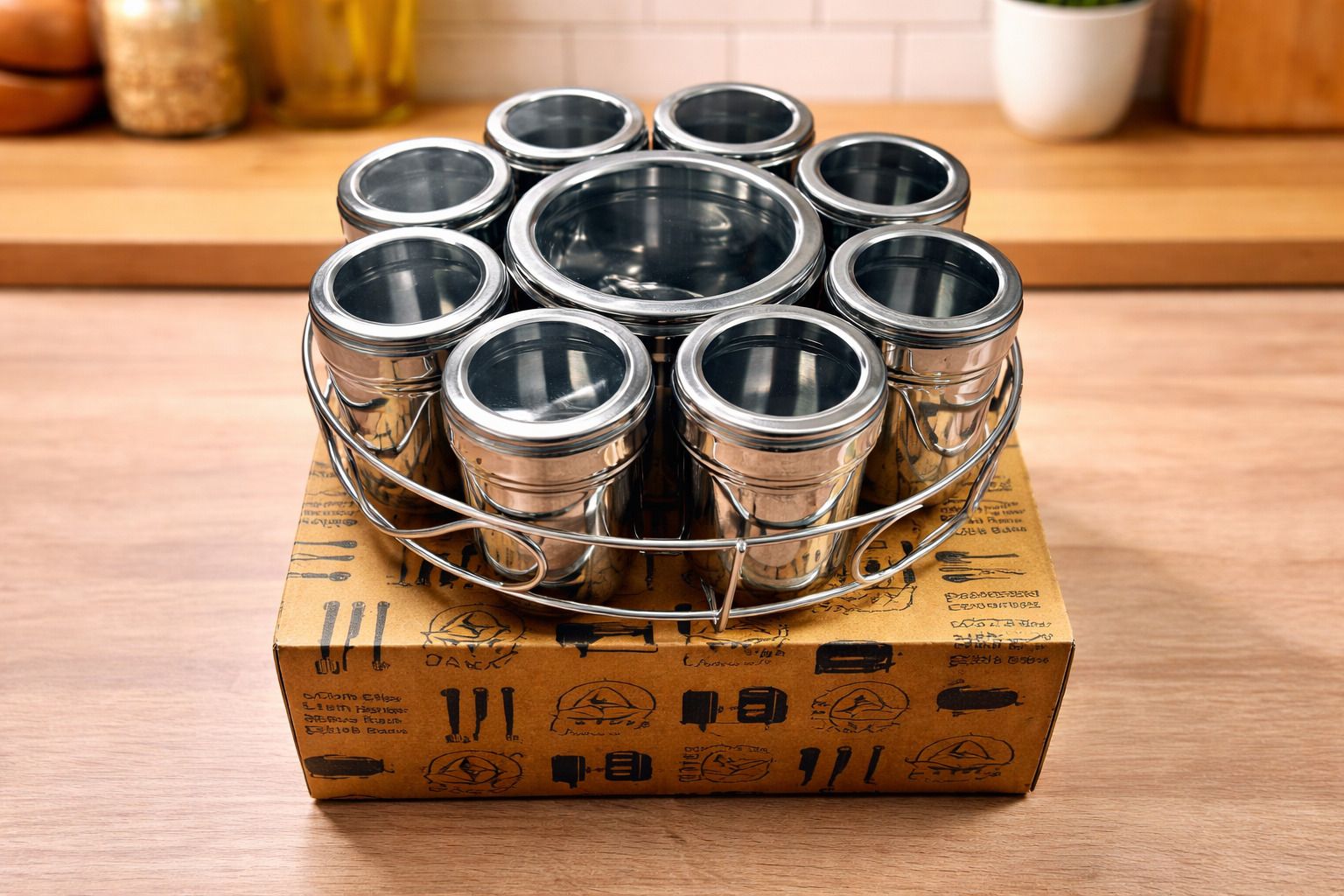 daraz Spice Set Stainless Steel-picture-23
