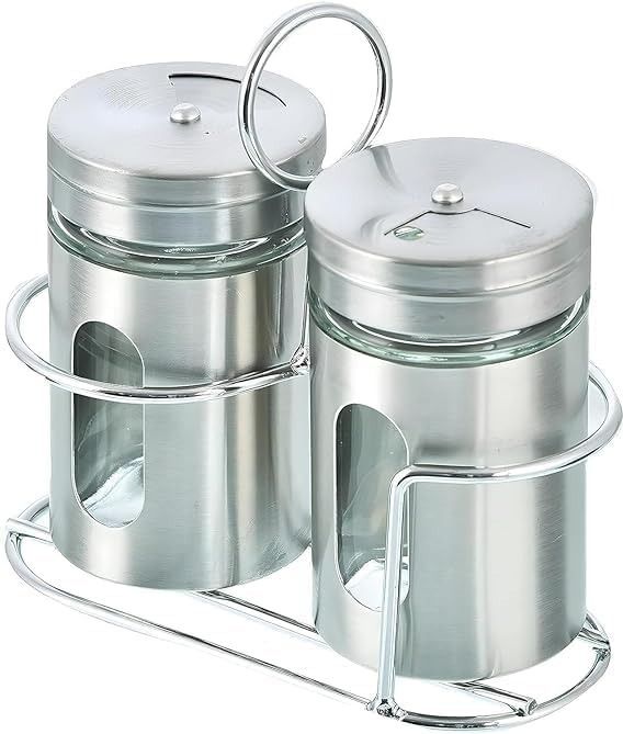 Salt & Pepper Set Steel, Glass-image-22