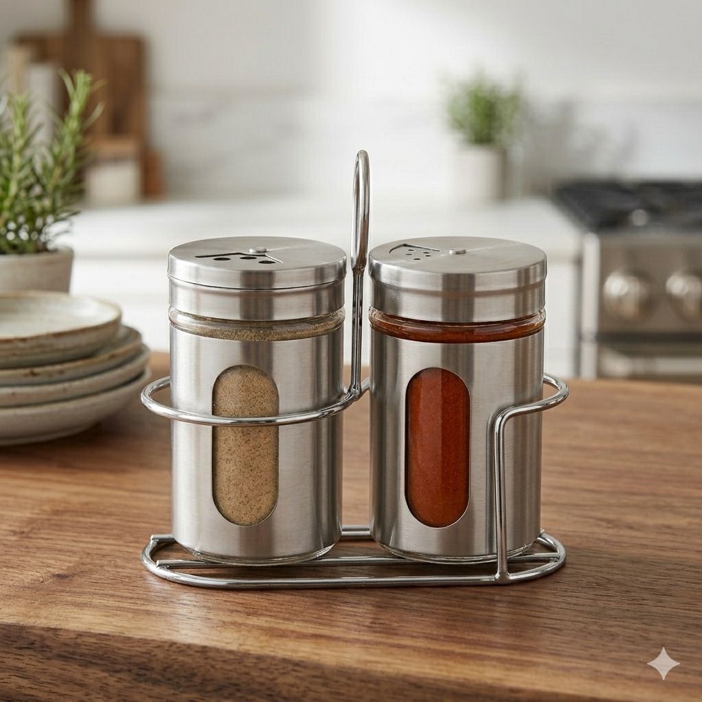 aaroofashion Salt & Pepper Set Stainless Steel-picture-11
