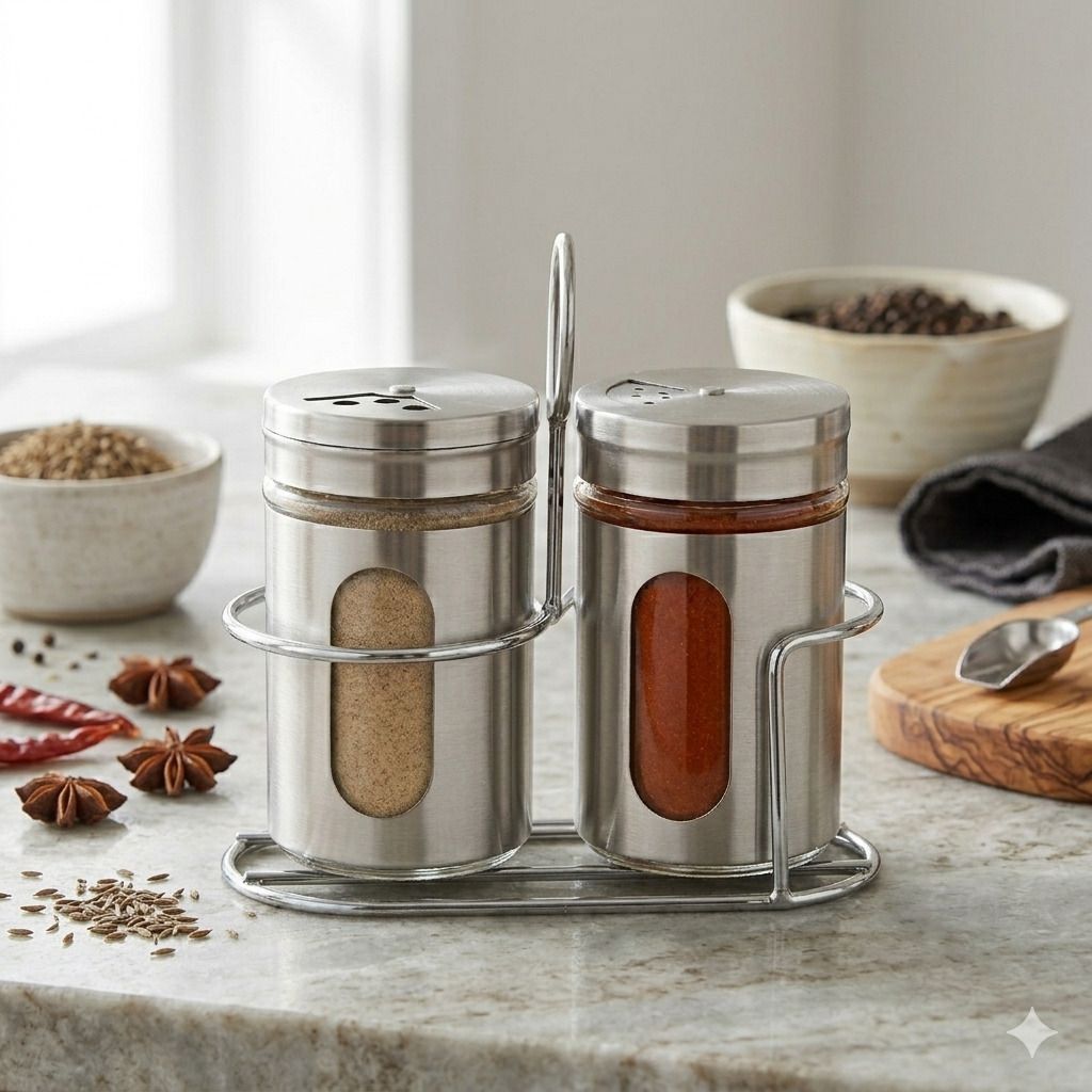 aaroofashion Salt & Pepper Set Stainless Steel-picture-40