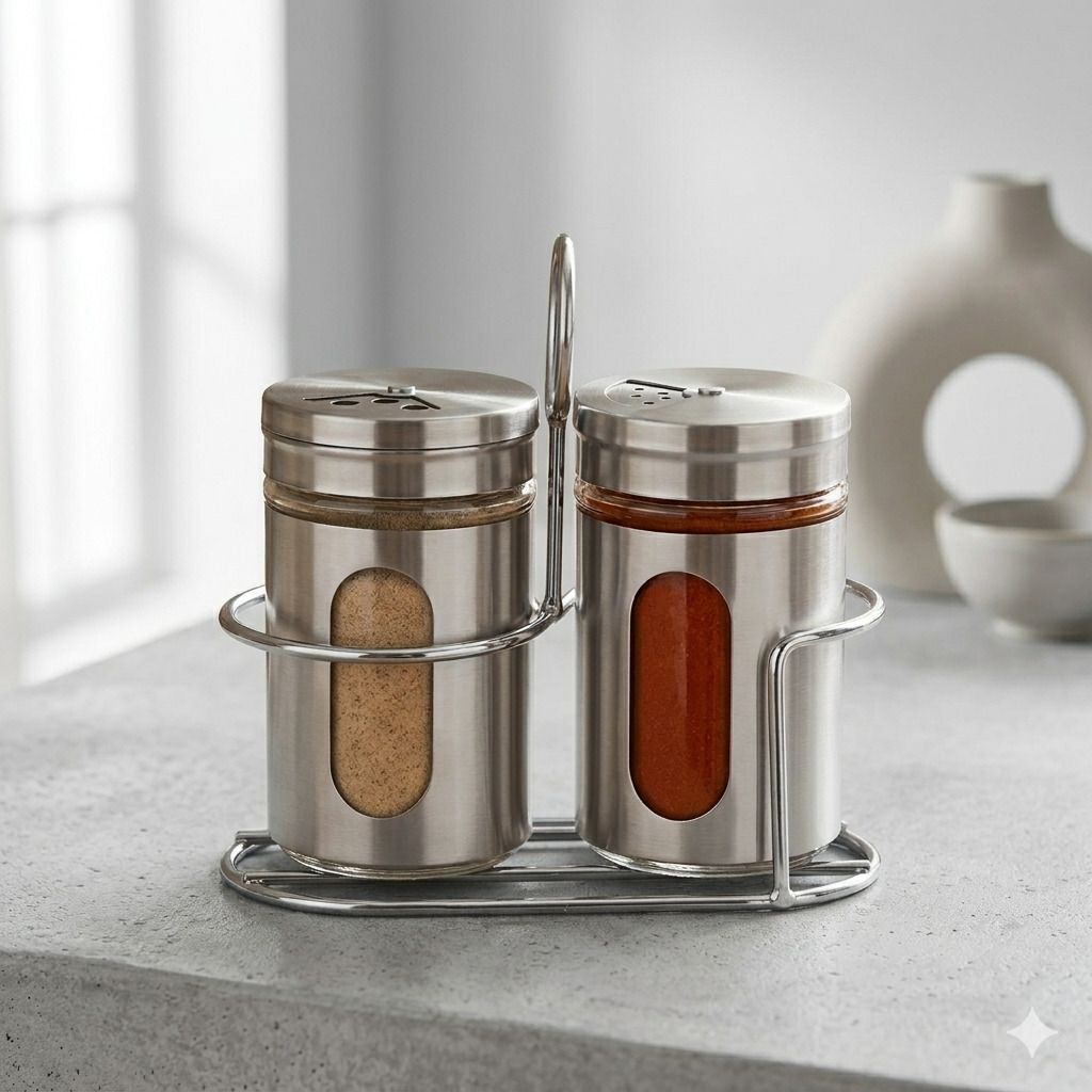 aaroofashion Salt & Pepper Set Stainless Steel-picture-22