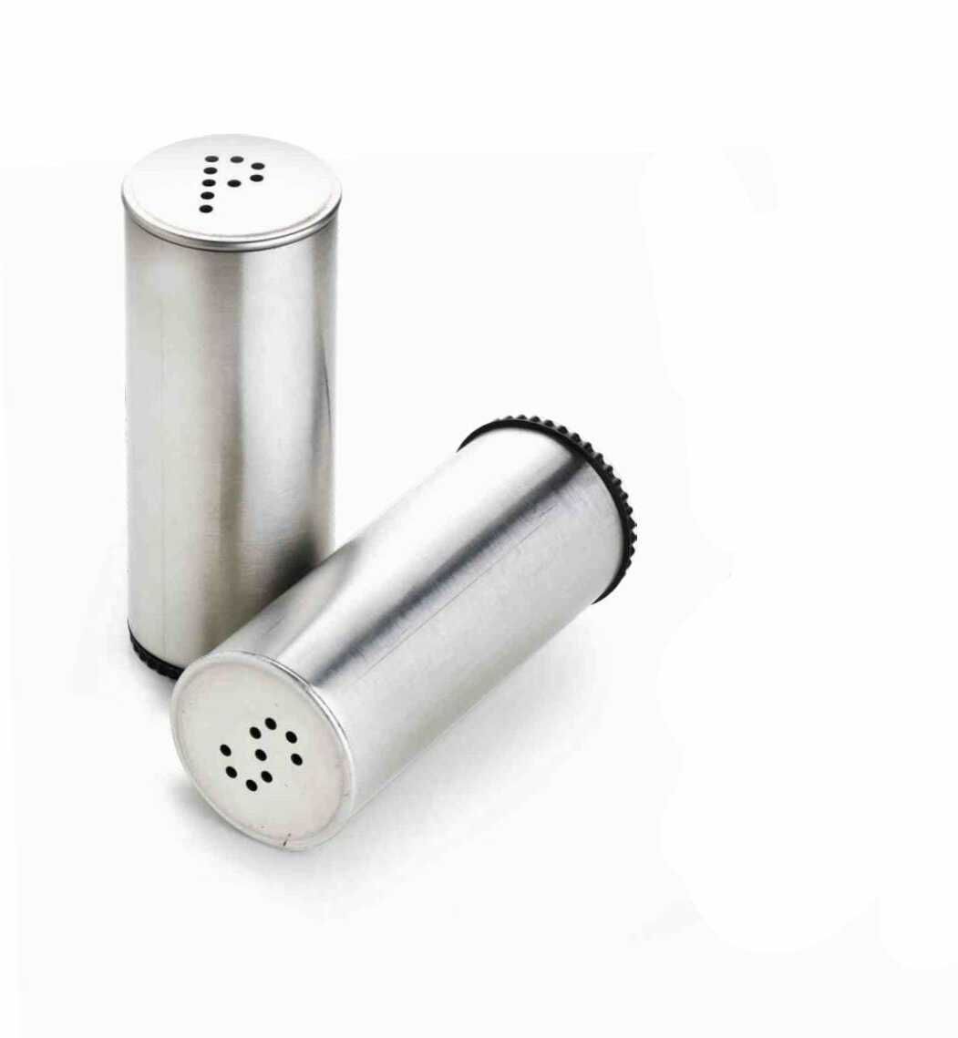 Home Decor Steel Salt & Pepper Set steel Sugar Sprinkler Shaker 95 gm