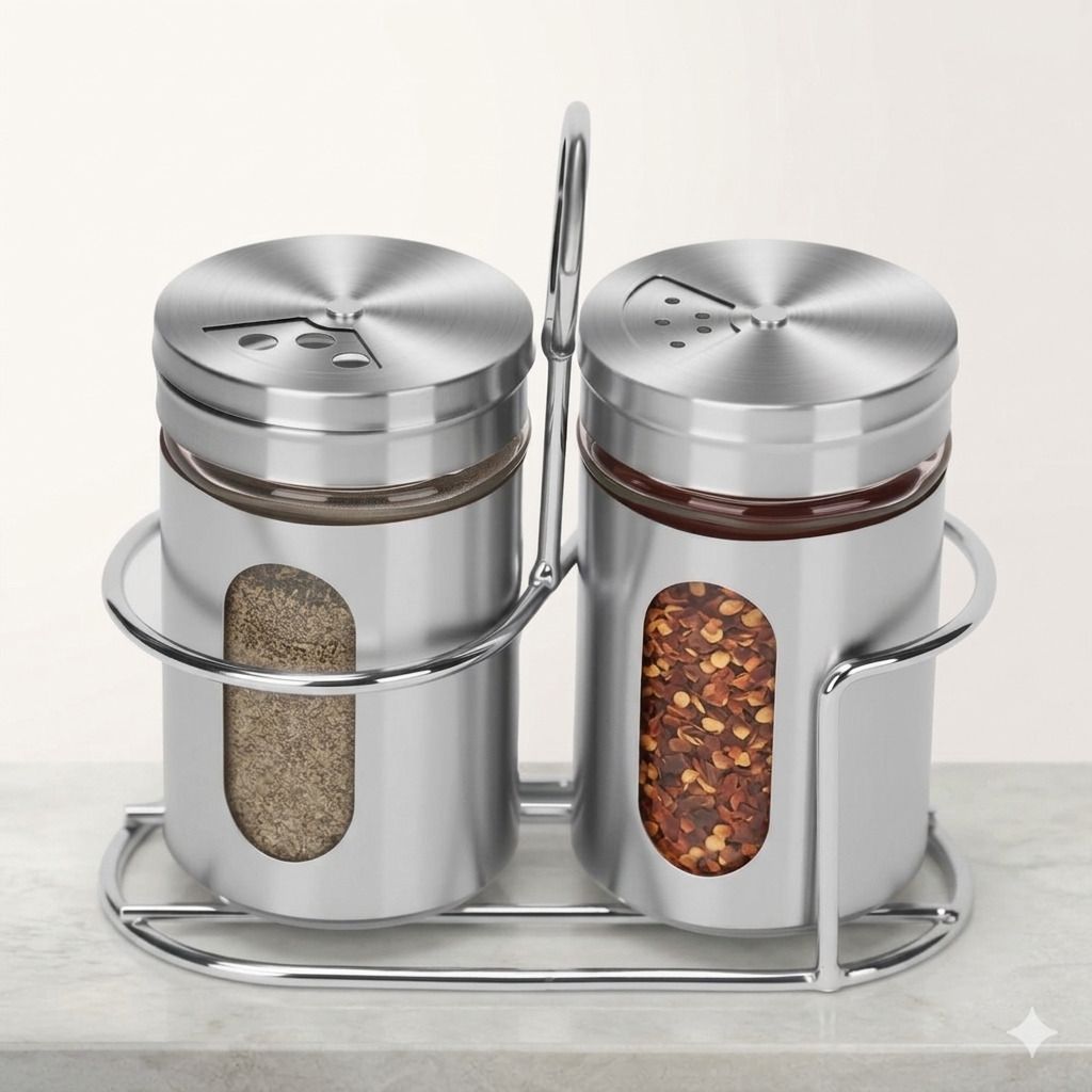 aaroofashion Salt & Pepper Set Stainless Steel-picture-39