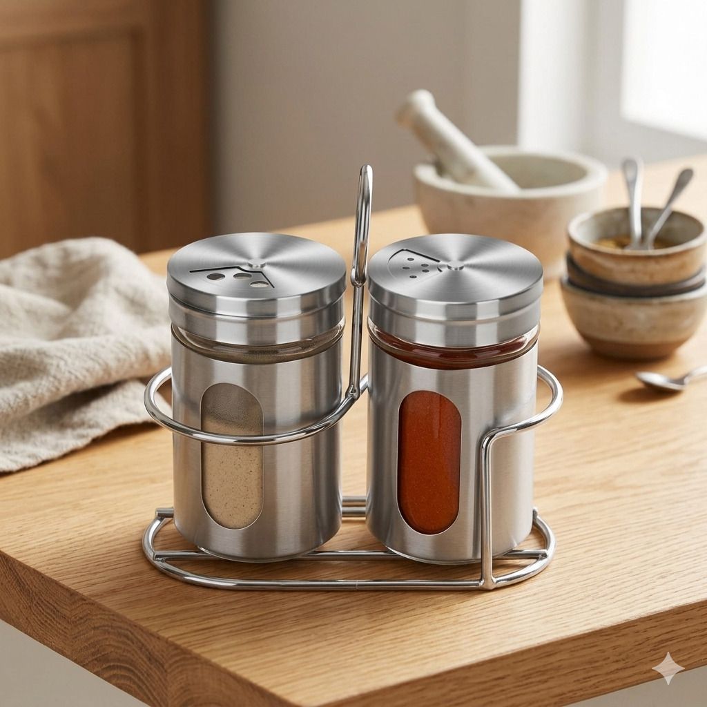 aaroofashion Salt & Pepper Set Stainless Steel-picture-48