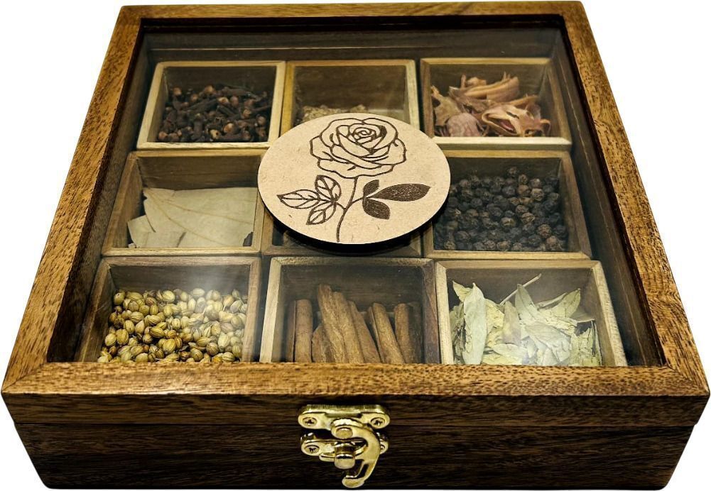 Spice Set Wooden, Glass-image-35