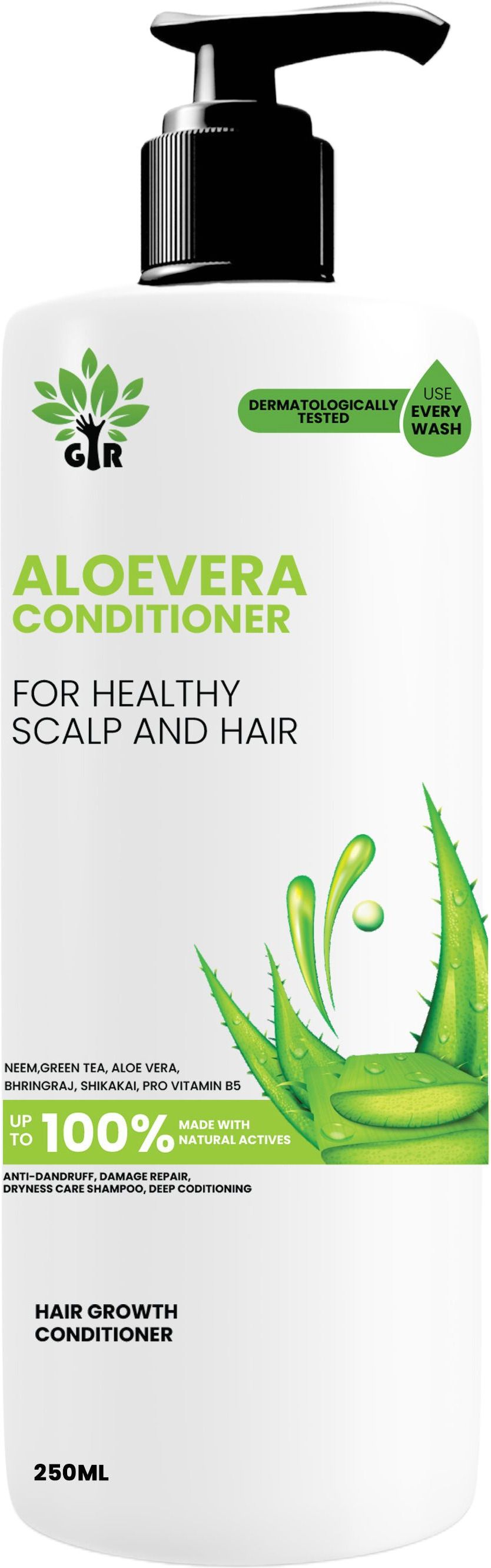 Aloe Vera Ayurvedic Conditioner Medically Tested Hydrating Care - 250ML-image-41