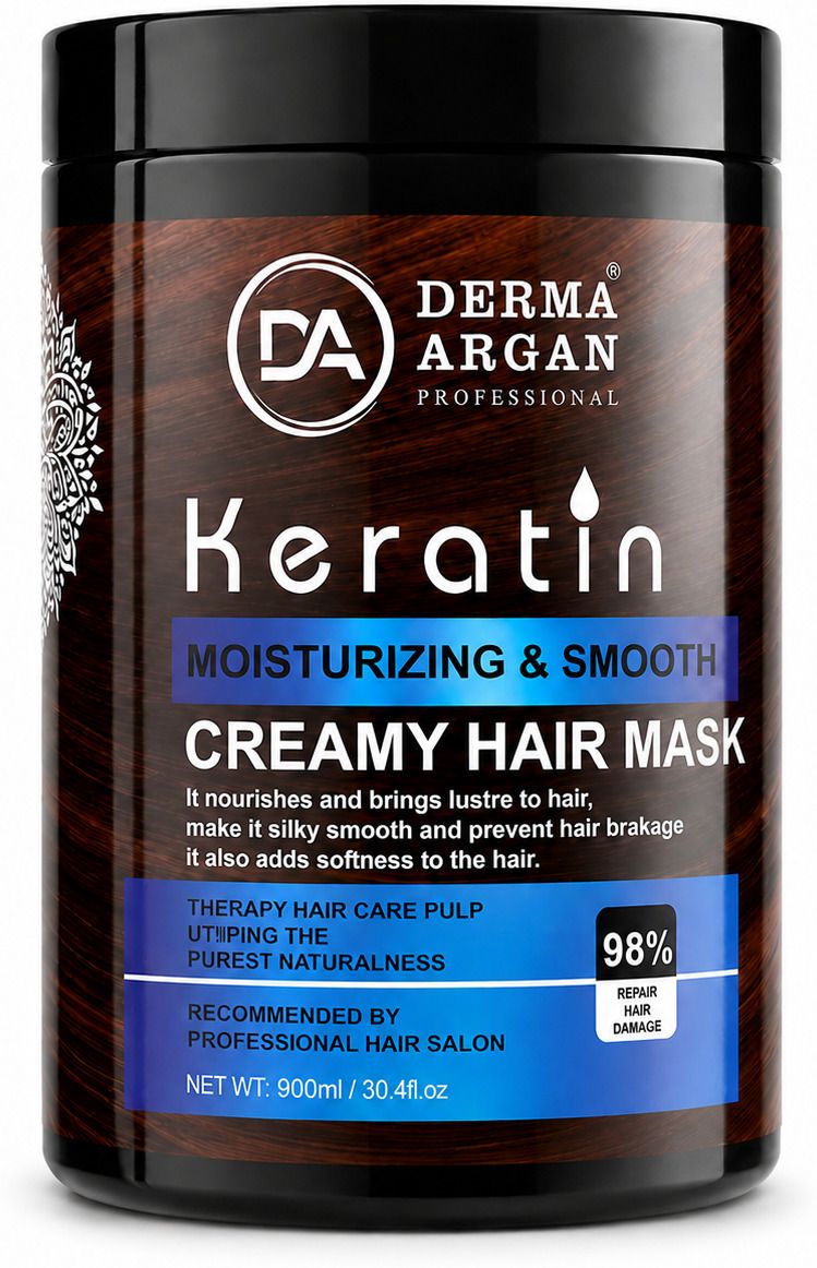 derma argan keratin hair mask 900 ml-picture-14