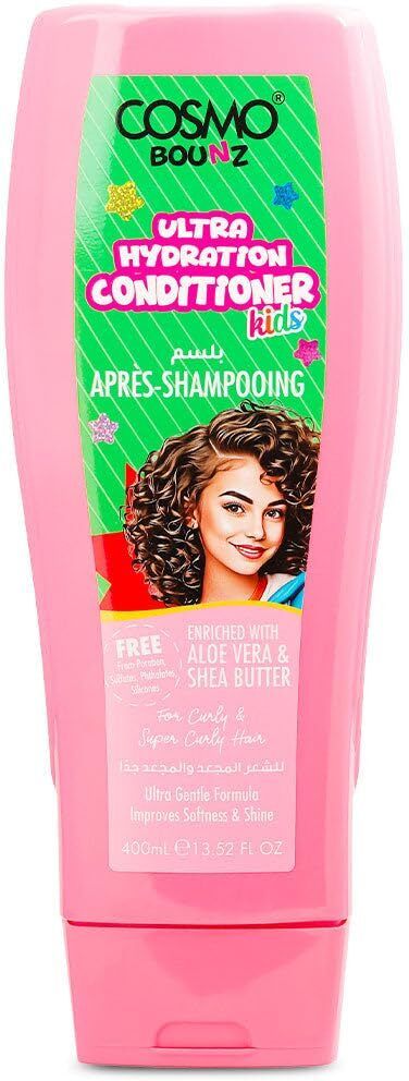 Bounz Hair Care Ultra Hydration For Kids Hair Conditioner Curly Hair, Daily Use