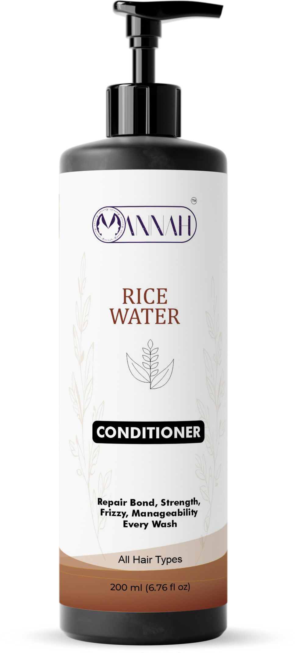 mannah Rice Water Conditioner | Softening Hair Care Formula | Daily Use | 200ml-picture-16