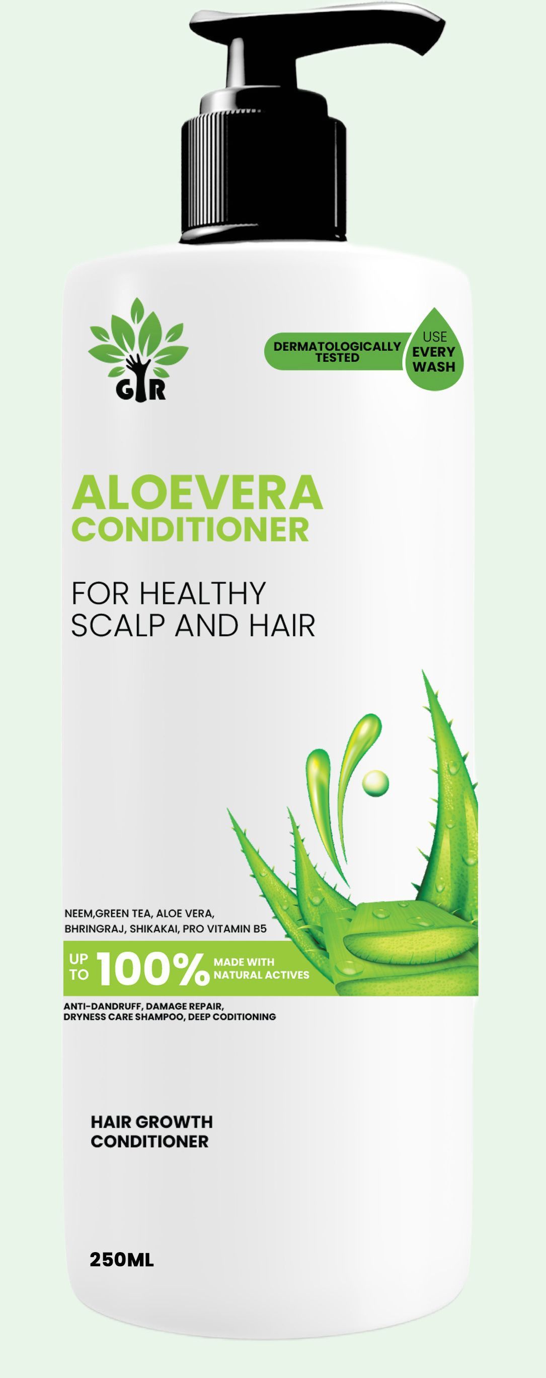 Aloe Vera Ayurvedic Conditioner Medically Tested Hydrating Care -(250ML)-image-40