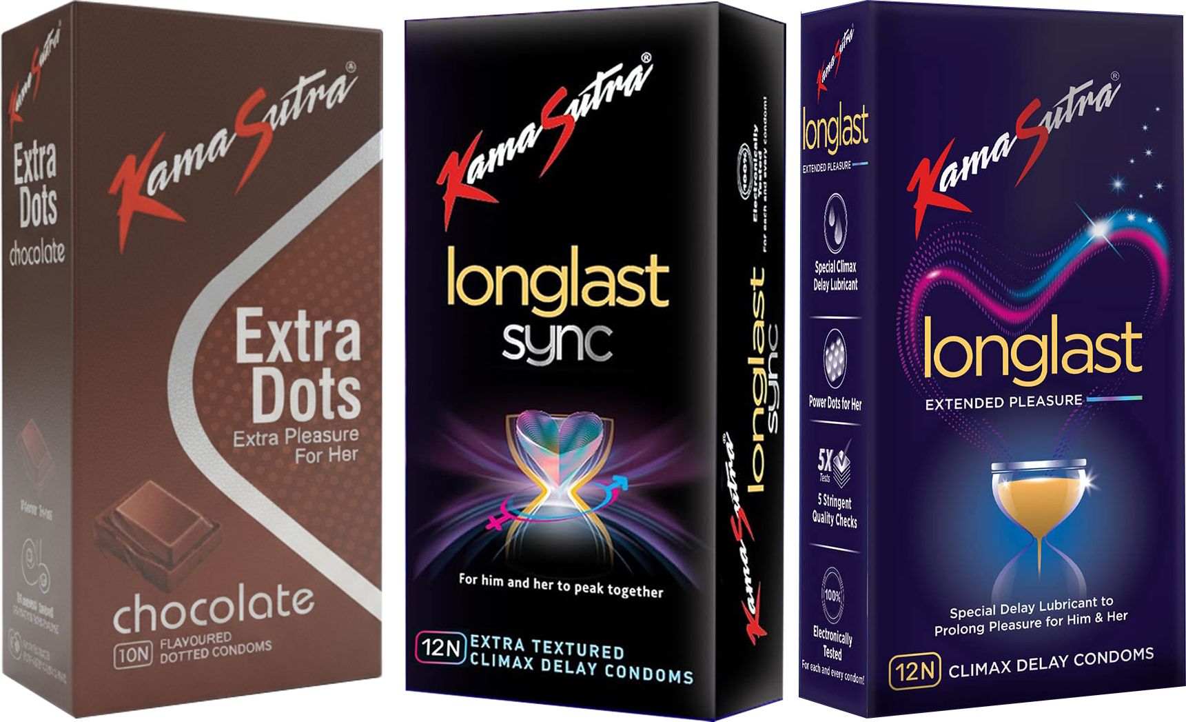 kamasutra Extra Dots Chocolate, Longlast And Longlast Condom-picture-46