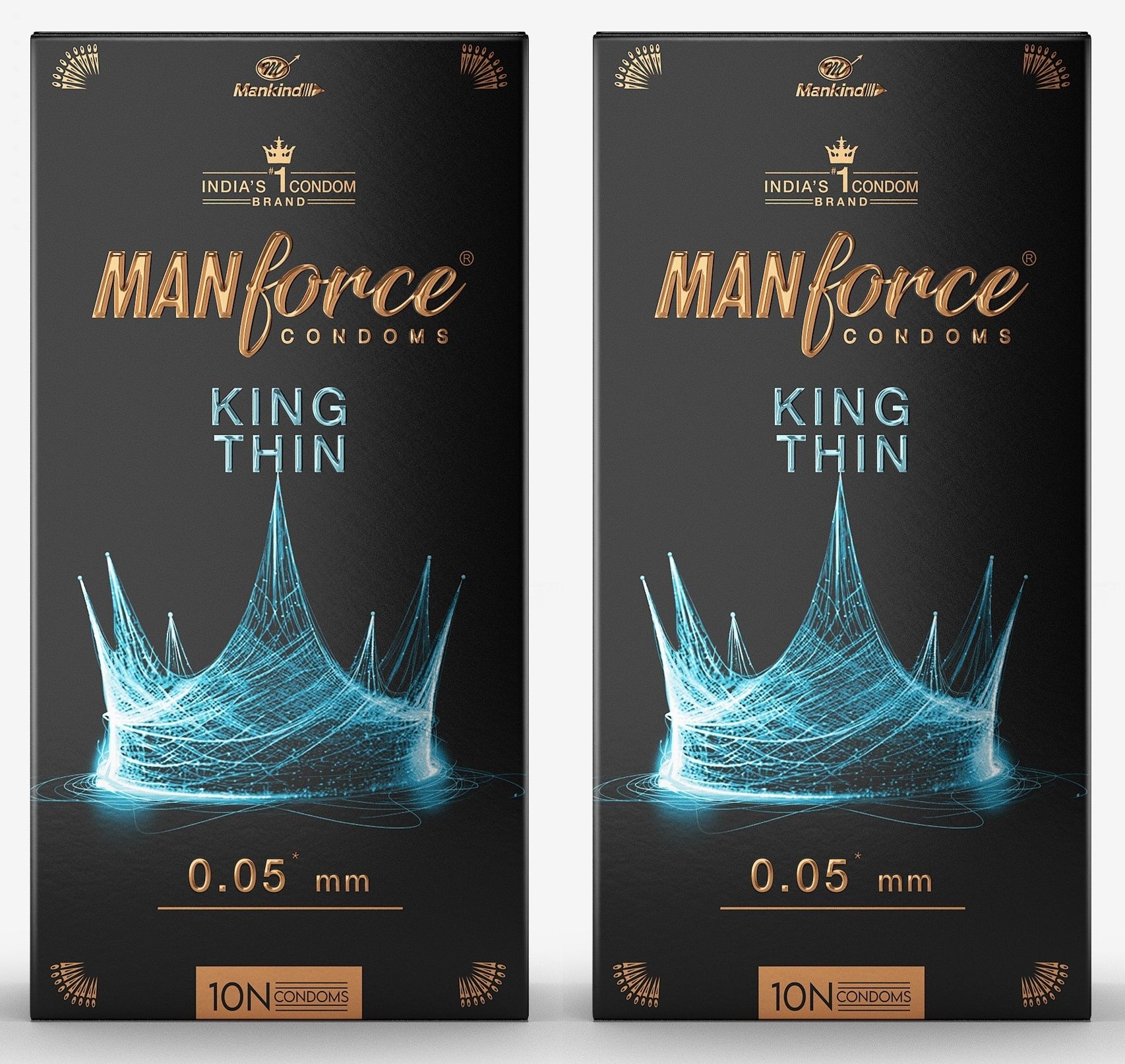 manforce King Thin Ultra-Thin Unflavoured Condoms, 10 Pieces x Pack of 2 Condom-picture-25