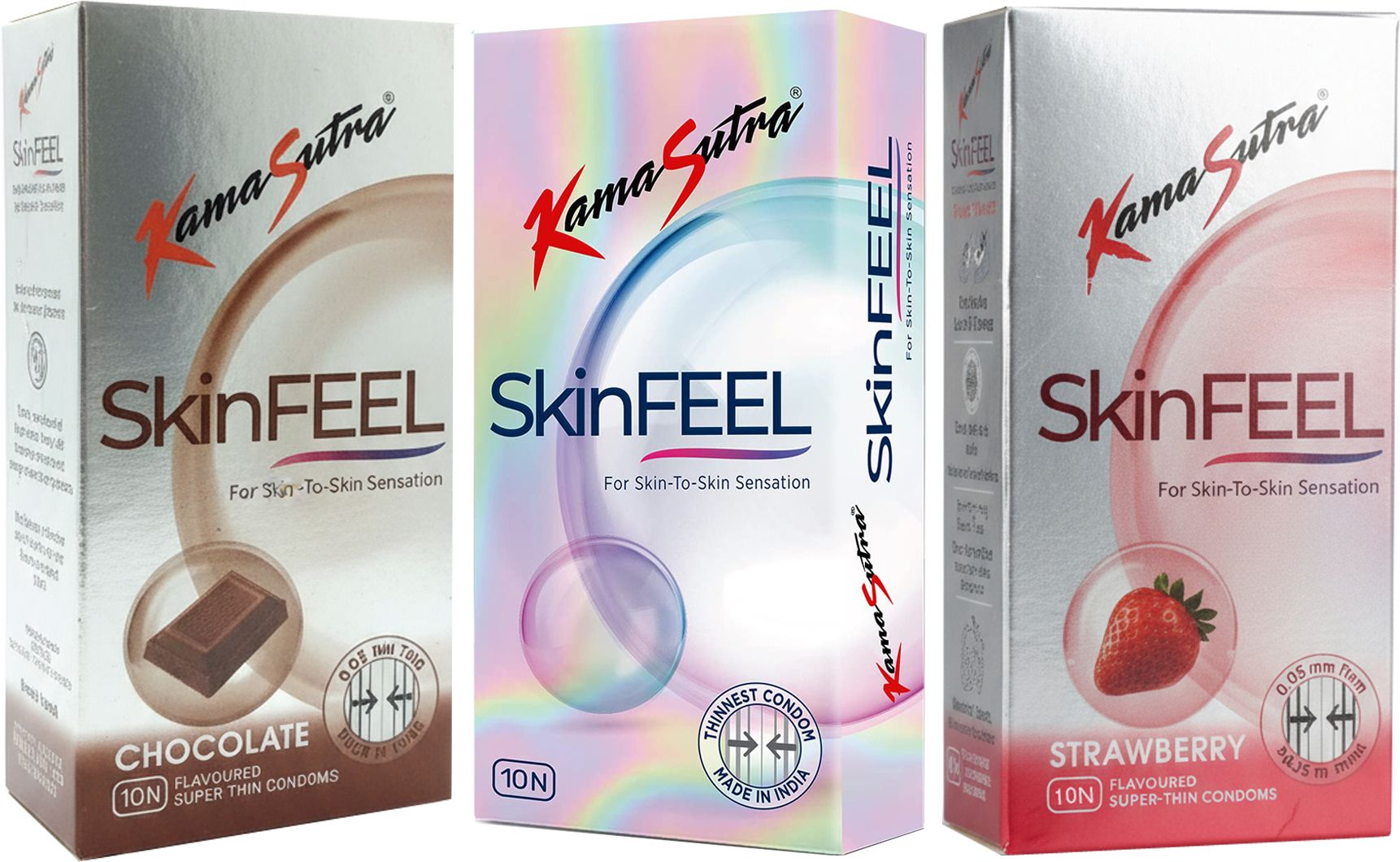 kamasutra SkinFEEL Chocolate, SkinFEEL And SkinFEEL Strawberry Condom-picture-38