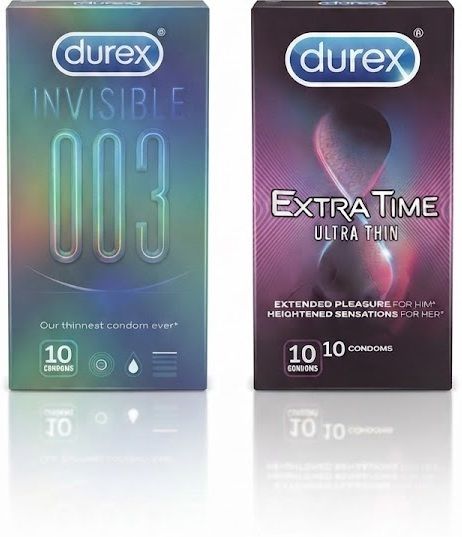 durex Invisible 003 & Extra Time Ultra Thin Delay Condom Combo Condom-picture-31