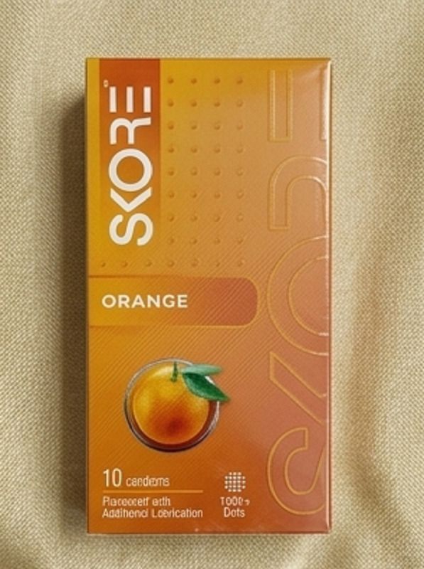 skore Orange Flavoured Dotted Best Condom-picture-47