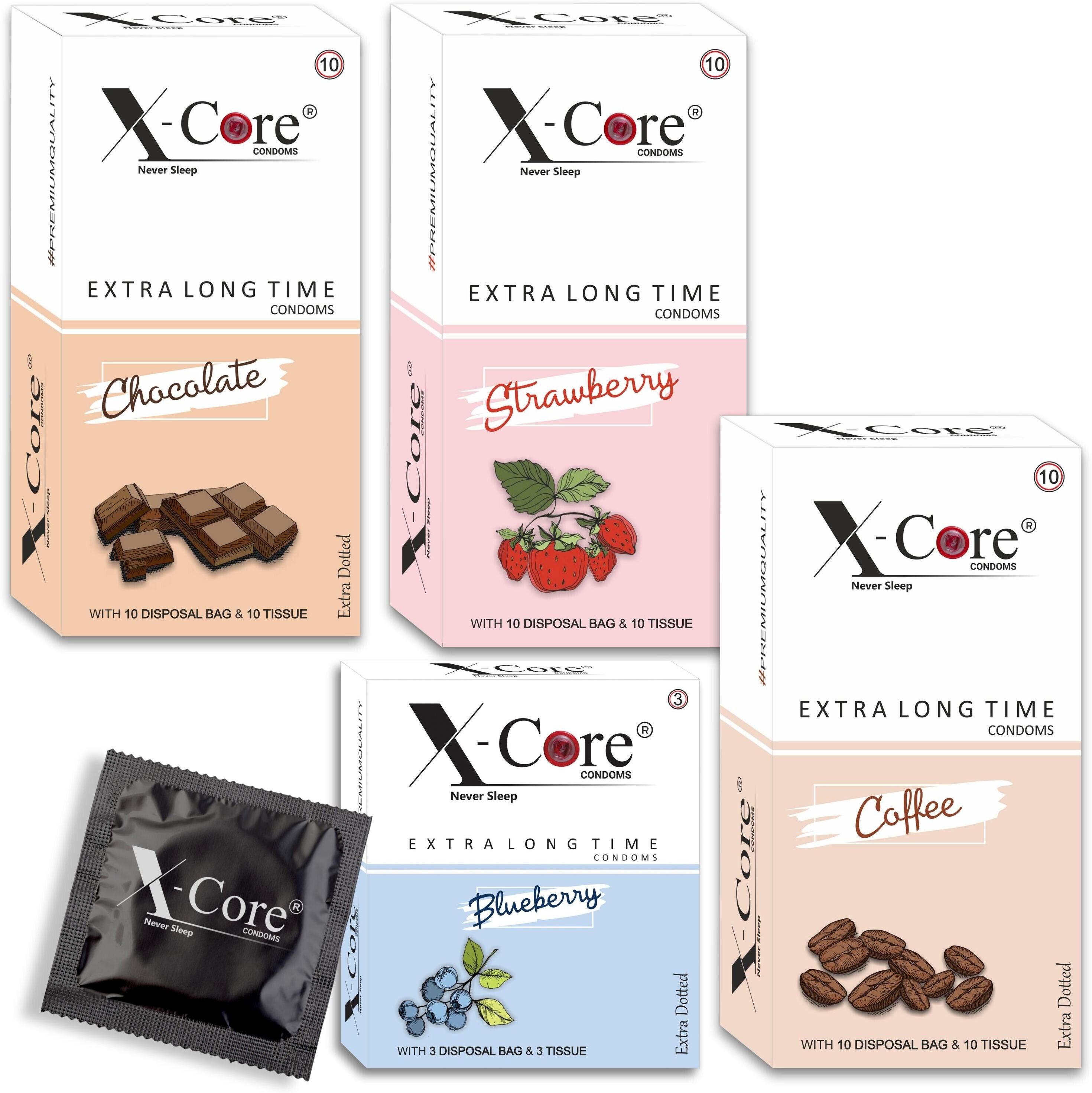 Condoms for Men (Extra Dotted, Extra Lubricated, Long Time & Mix Flavour condom) Condom-image-16