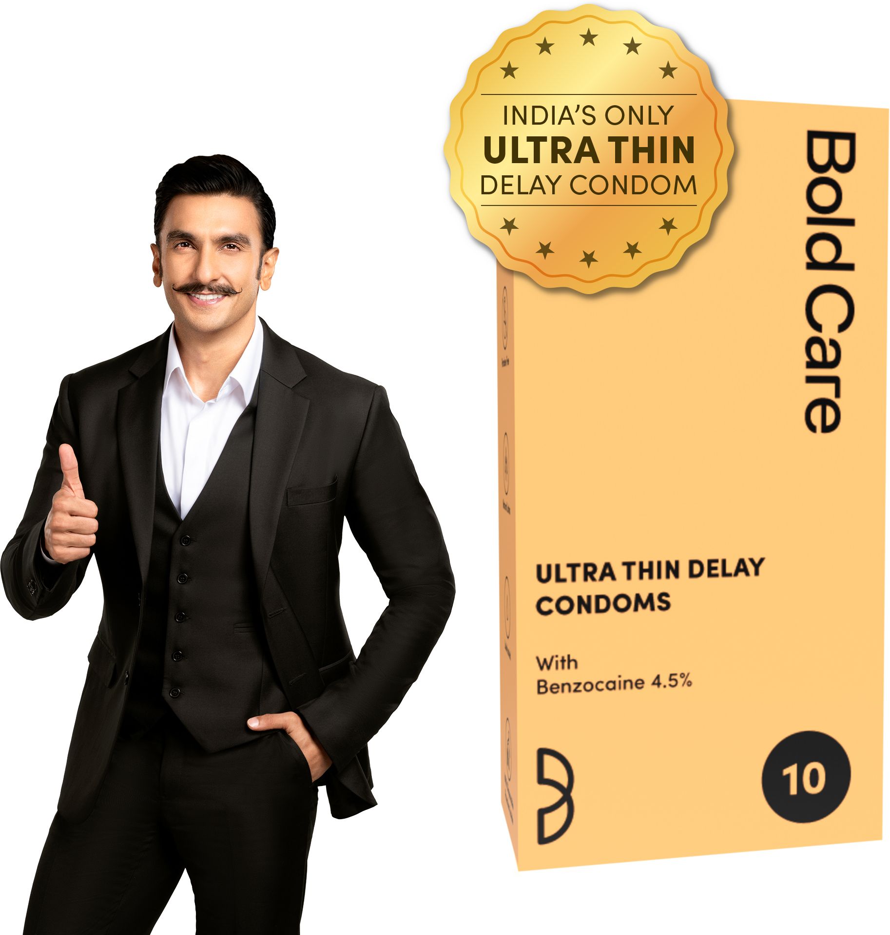 Ultra Thin Climax Delay - Lubricated - Natural Latex Condom
