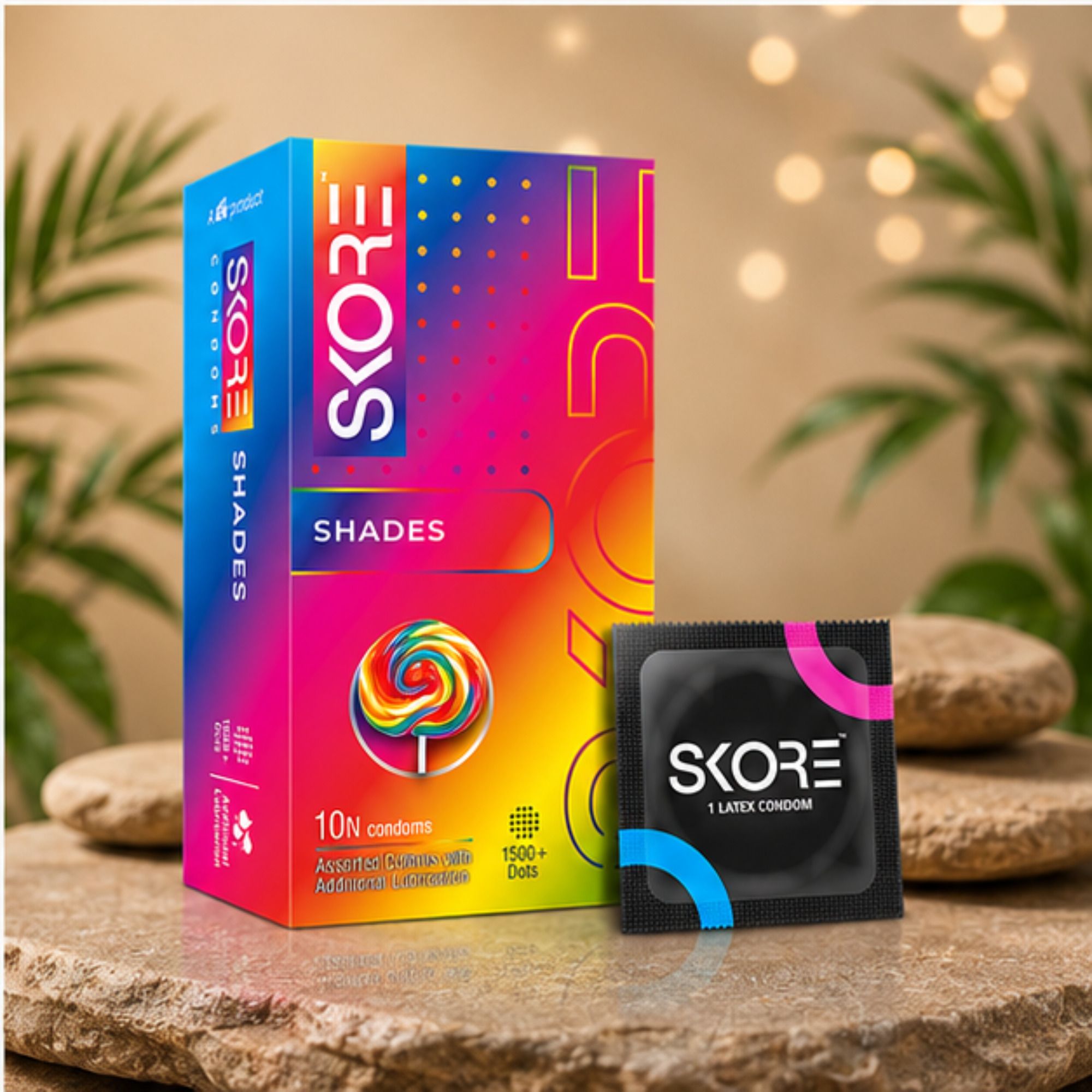skore Shades Comfortable Fit Condoms | 1500+ Dots | Pack of 10 Condom-picture-22