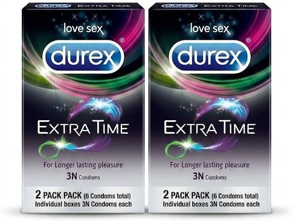 durex Extra Time Condoms for Men - Climax Delay Lubricant for Long Lasting Condom-picture-14