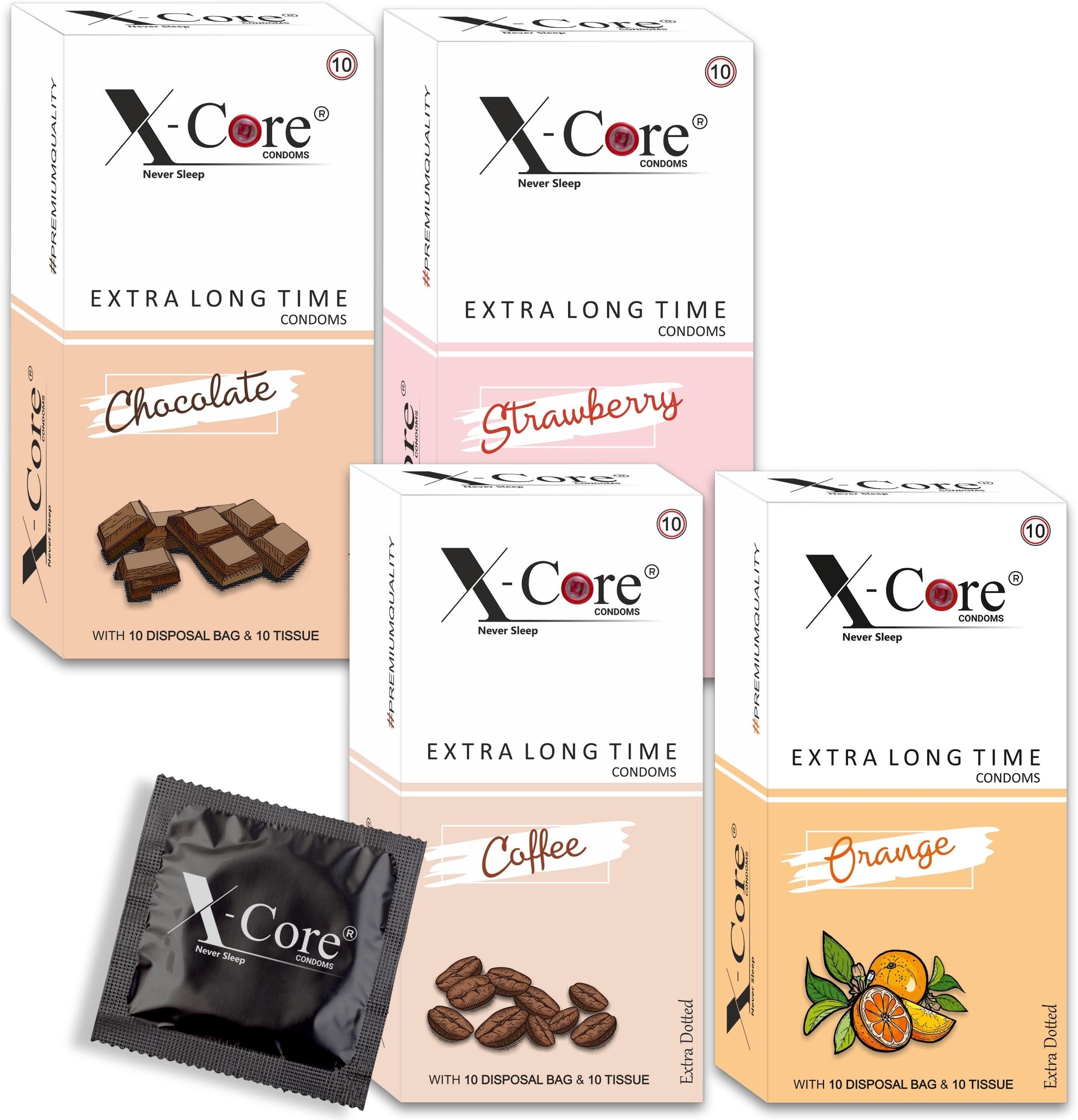 Honeymoon Cocktail Combo Pack (Chocolate, Strawberry, Orange Coffee) Condom-image-19