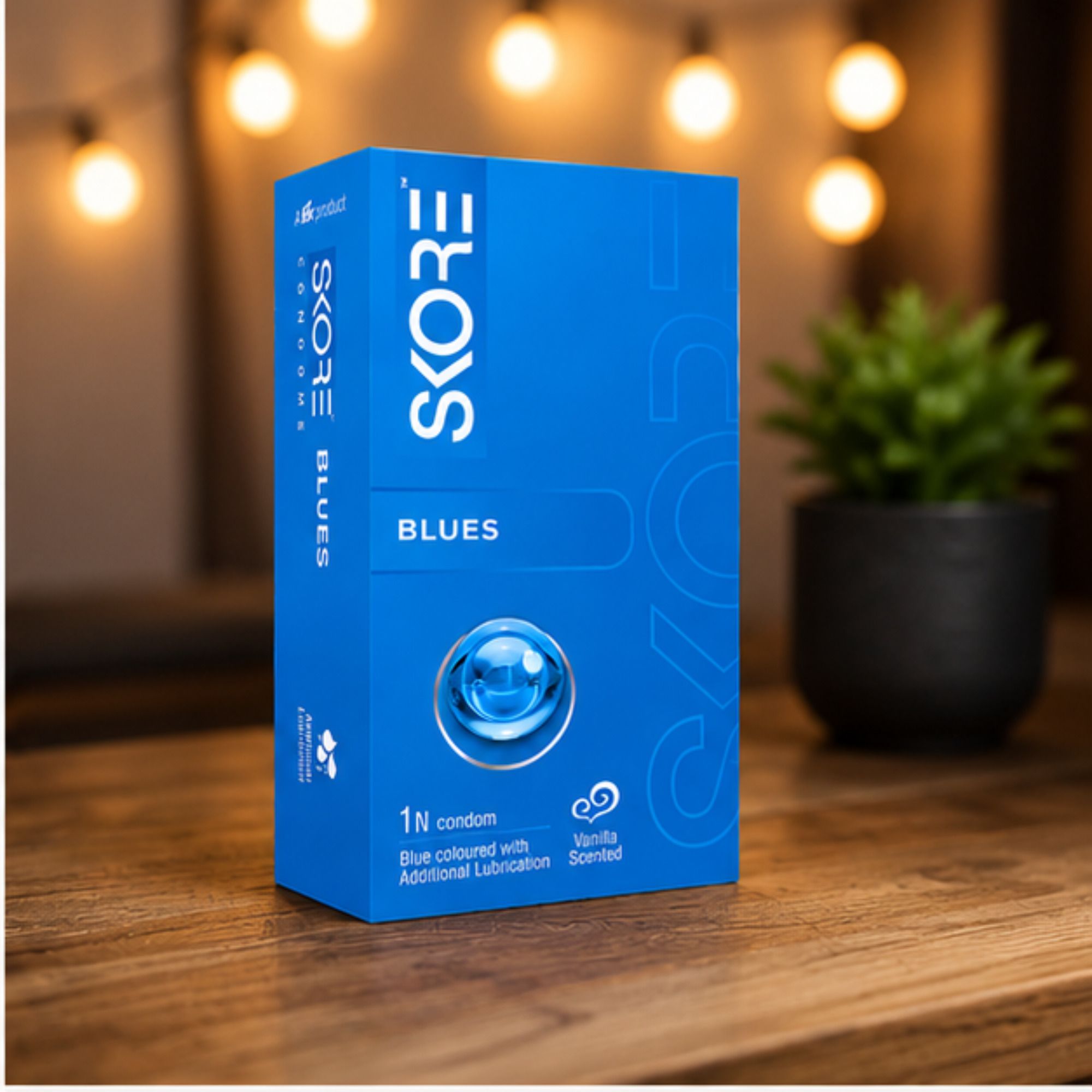 Blues Soft Feel Blue Coloured Condoms Vanilla Scented with Extra Lubrication Condom-image-10