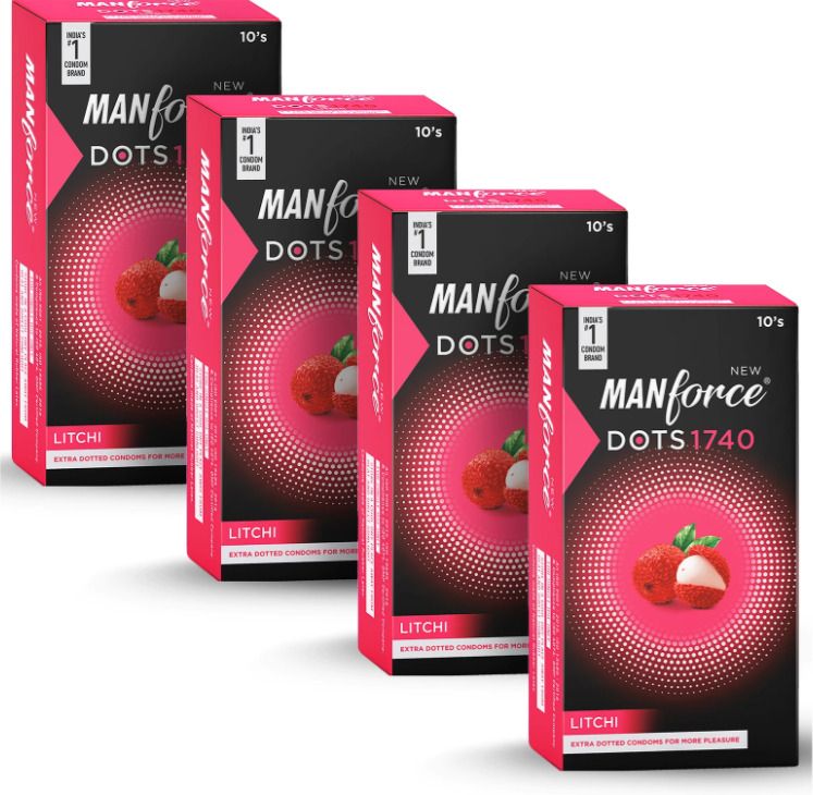 mankind Extra Dotteds, Litchi Flavoured Condom-picture-18