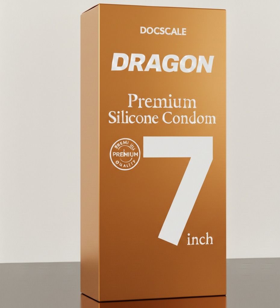 Silicon Dragon Premium 7 Inch Premium with Reliable and Flexible Support Condom-image-11