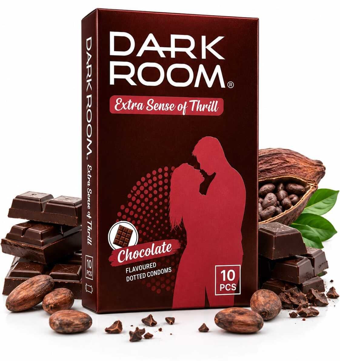 darkroom Extra Sense of Thrill Chocolate Dotted Condoms | Smooth & Comfortable Condom-picture-42