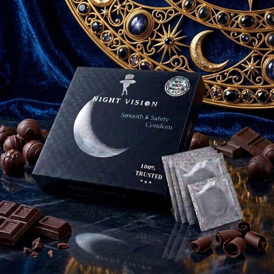 chocolate Flavoure Best Ribbed Condom, High Dotted Condom, Pack of 1 Condom-image-44